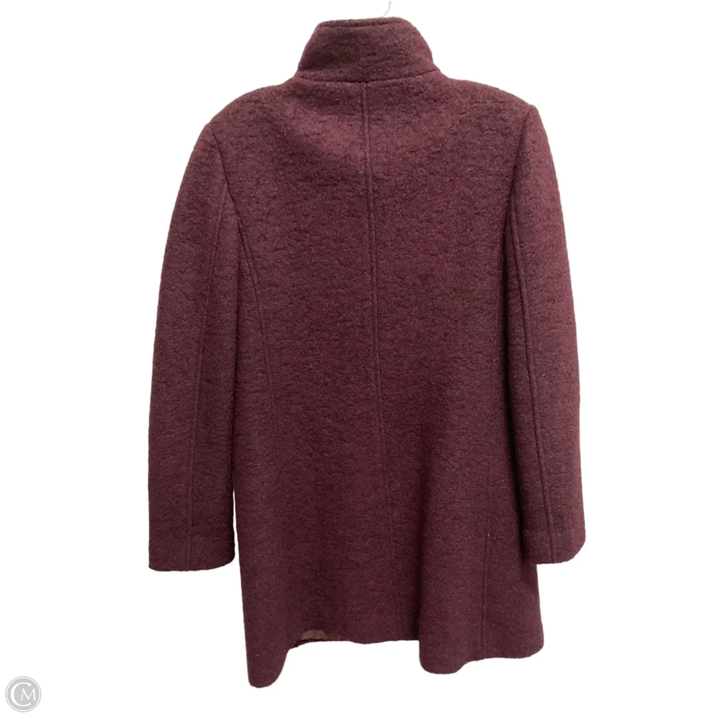 Coat Peacoat By Loft In Maroon, Size: S