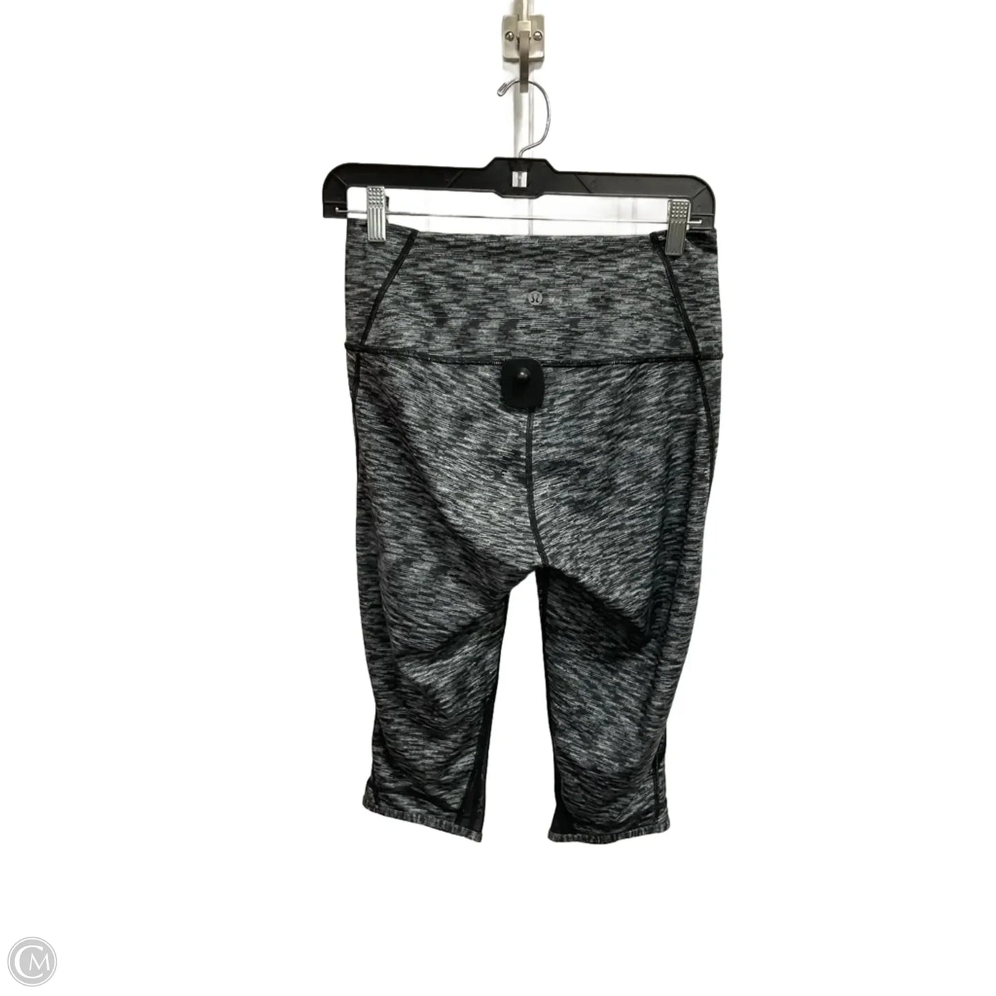 Athletic Capris By Lululemon In Grey, Size: M