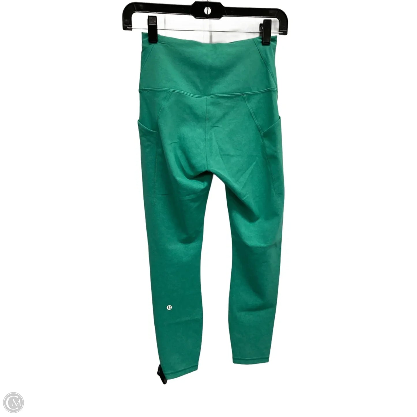 Athletic Leggings By Lululemon In Green, Size: S