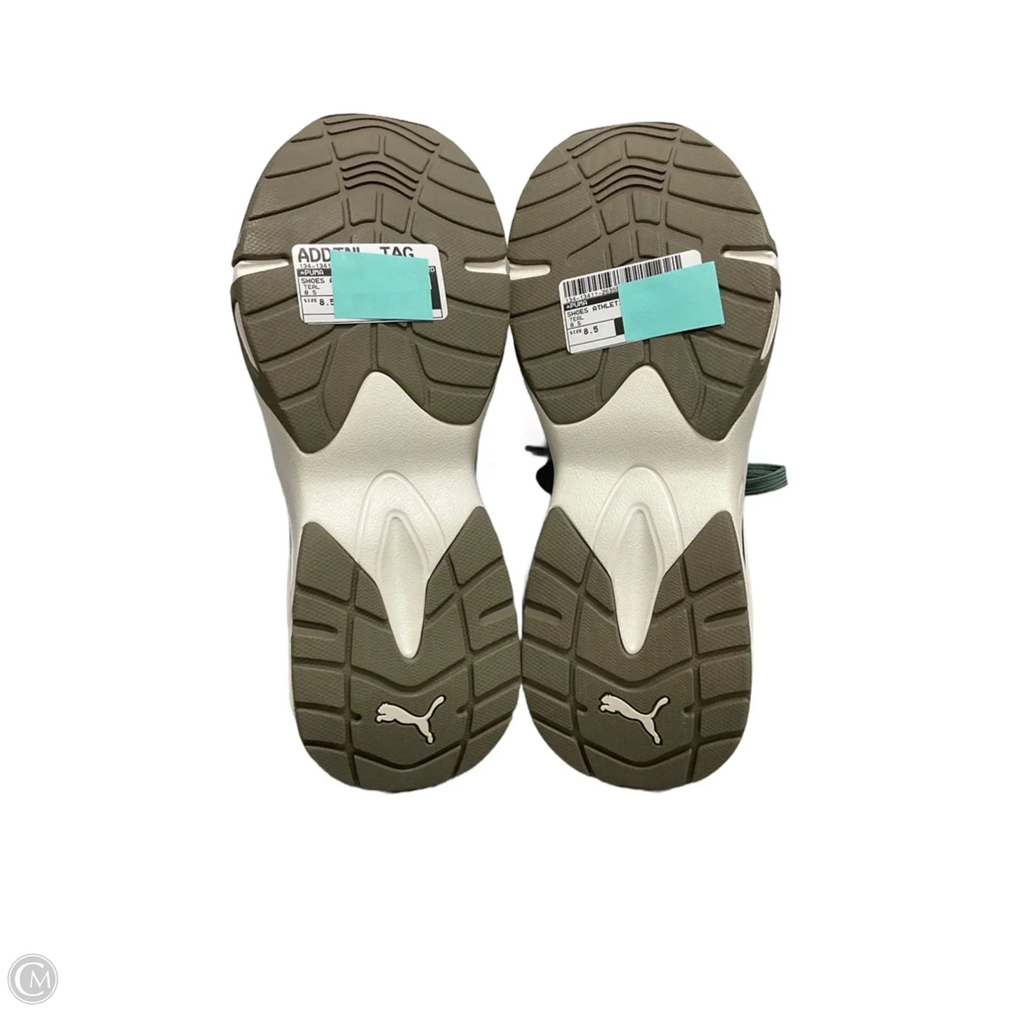 Shoes Athletic By Puma In Teal, Size: 8.5