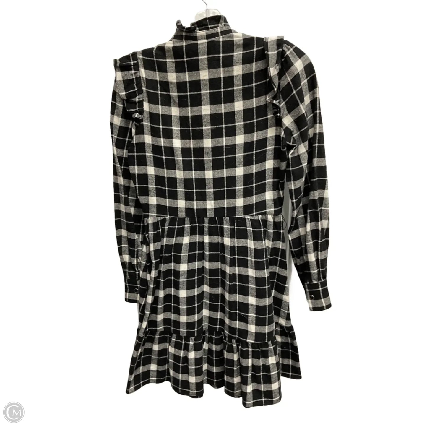 Dress Designer By Kate Spade In Plaid Pattern, Size: Xxs