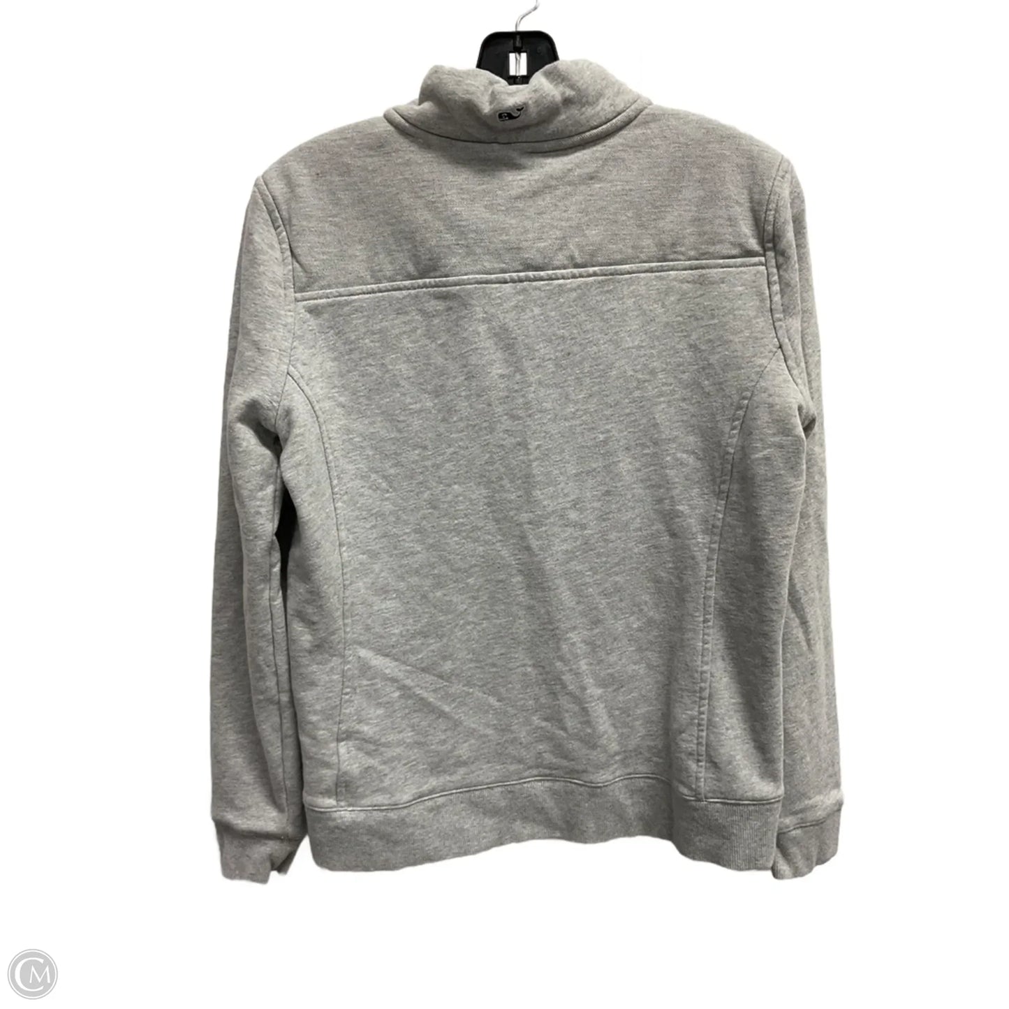 Sweatshirt Collar By Vineyard Vines In Grey, Size: M