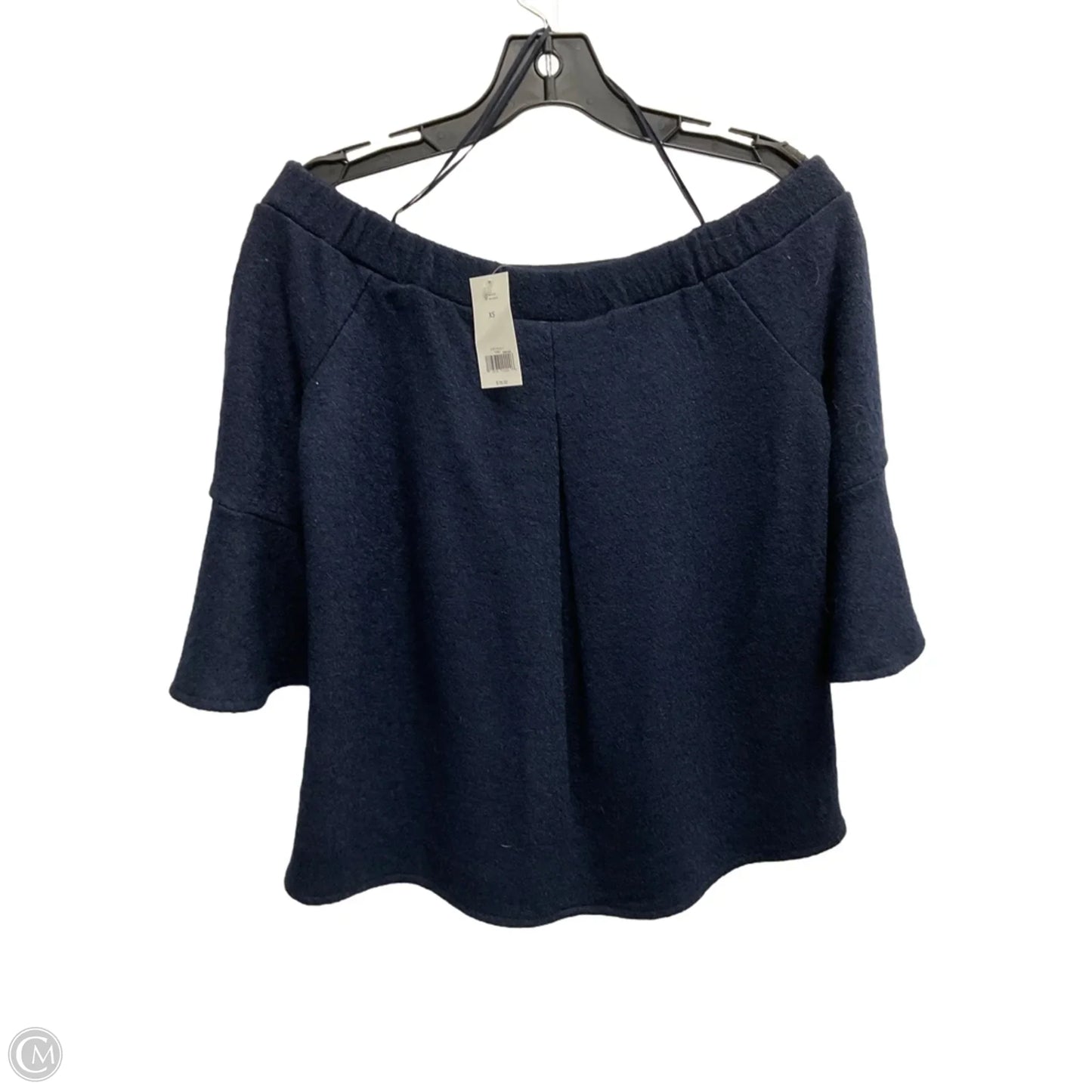Top 3/4 Sleeve By Banana Republic In Navy, Size: Xs