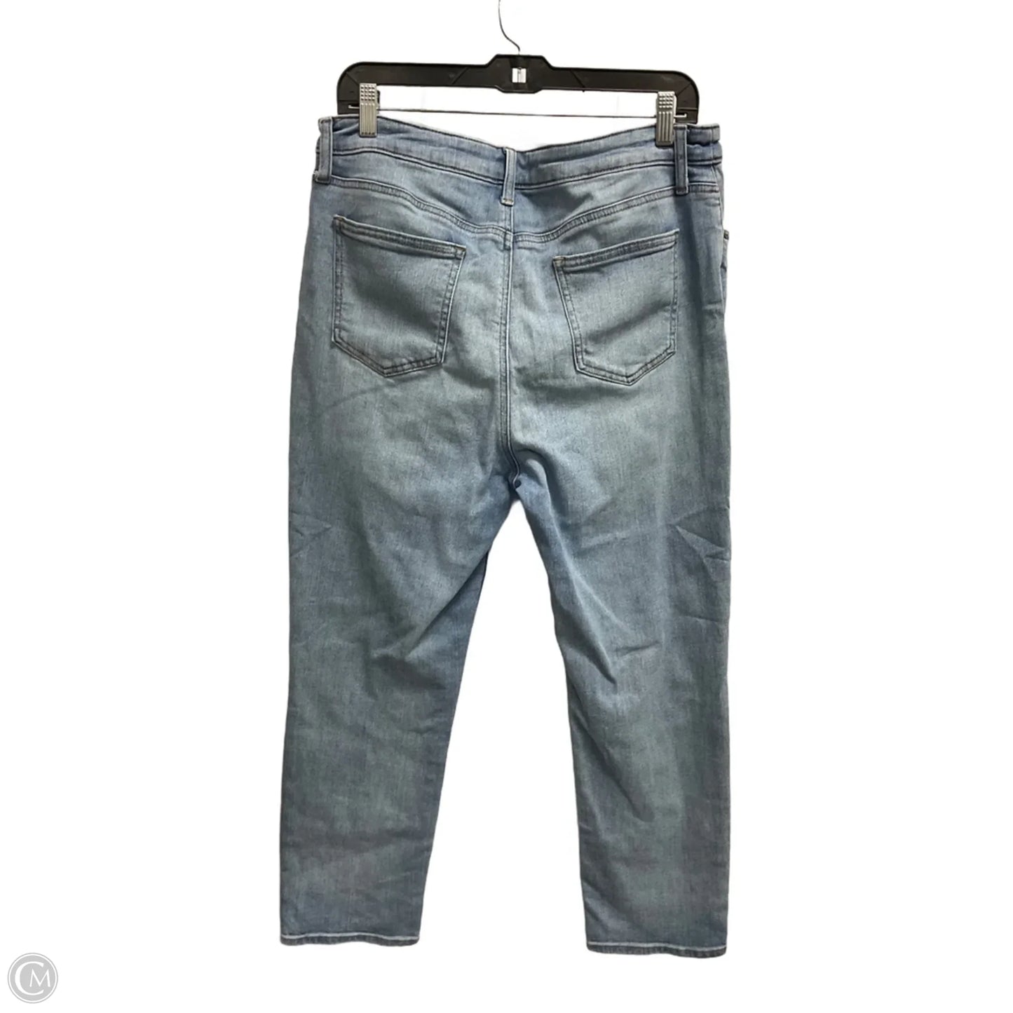 Jeans Cropped By Chicos In Blue Denim, Size: 12