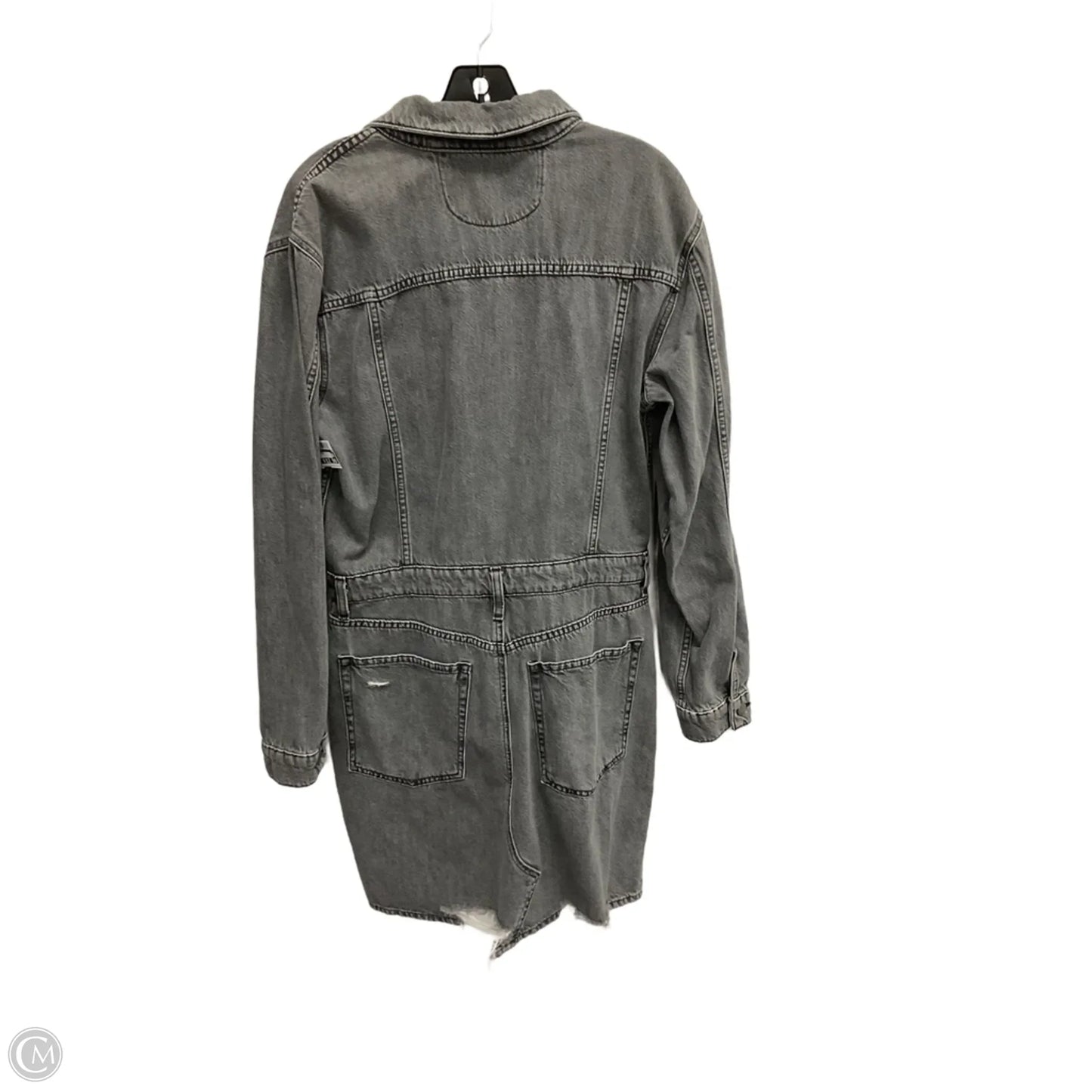 Dress Casual Midi By Maurices In Black Denim, Size: L