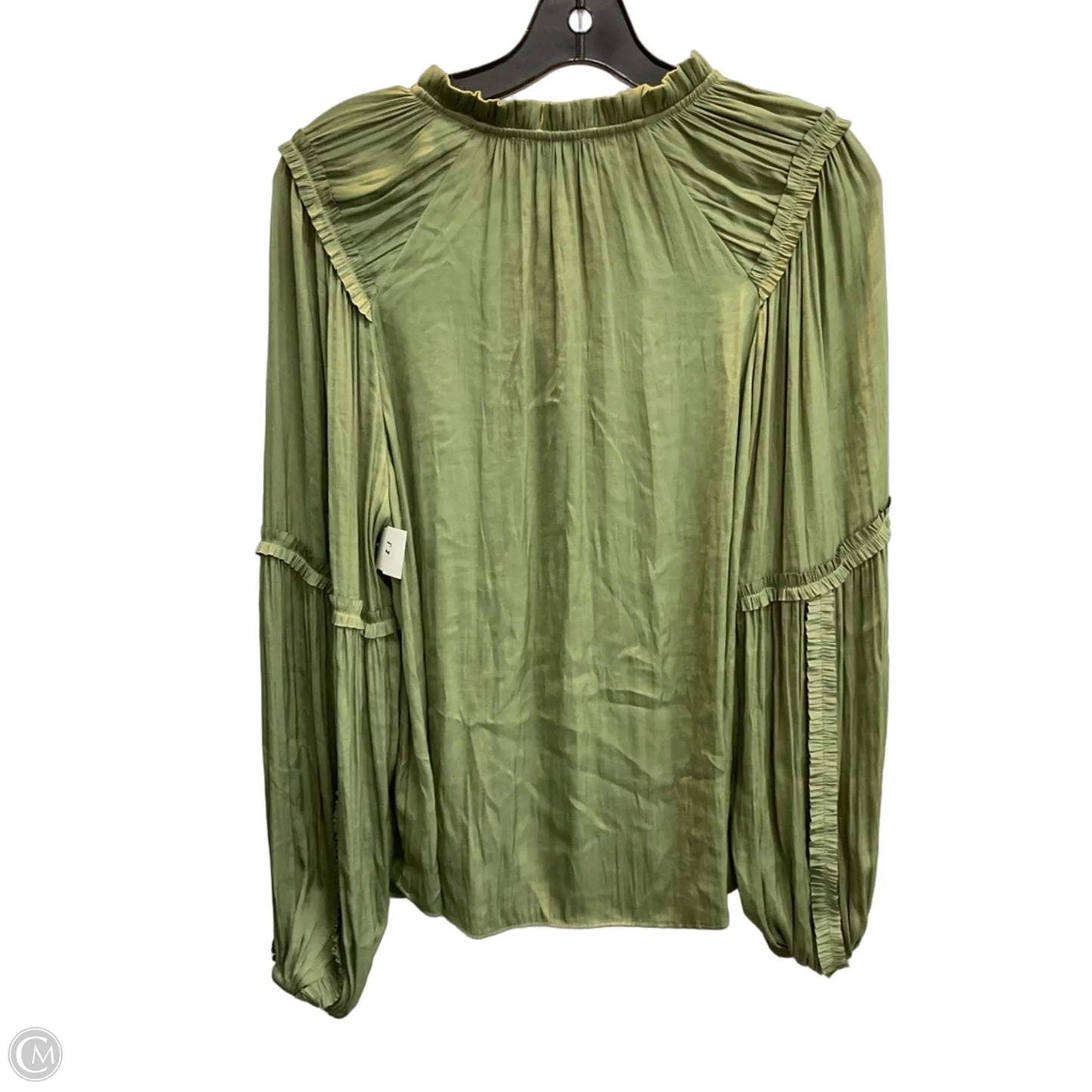 Top Long Sleeve By Rachel Zoe In Green, Size: M