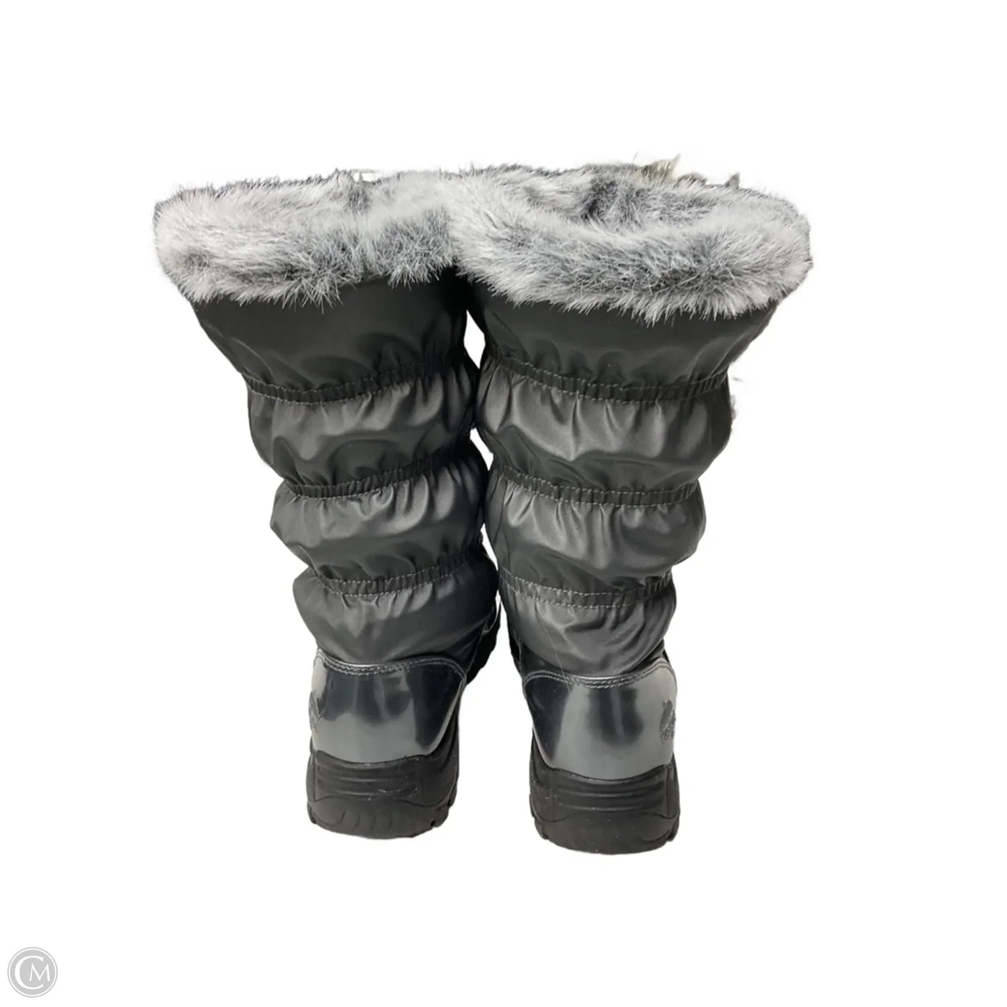 Boots Snow By Totes In Silver, Size: 9