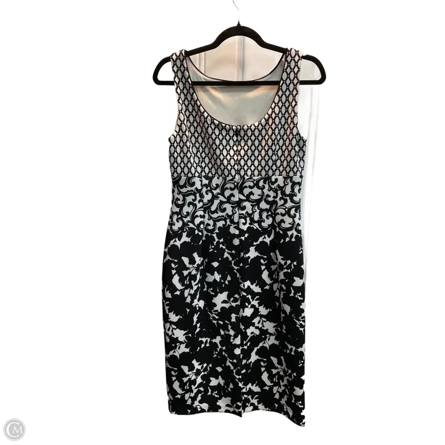 Dress Work By White House Black Market In Black & White, Size: S