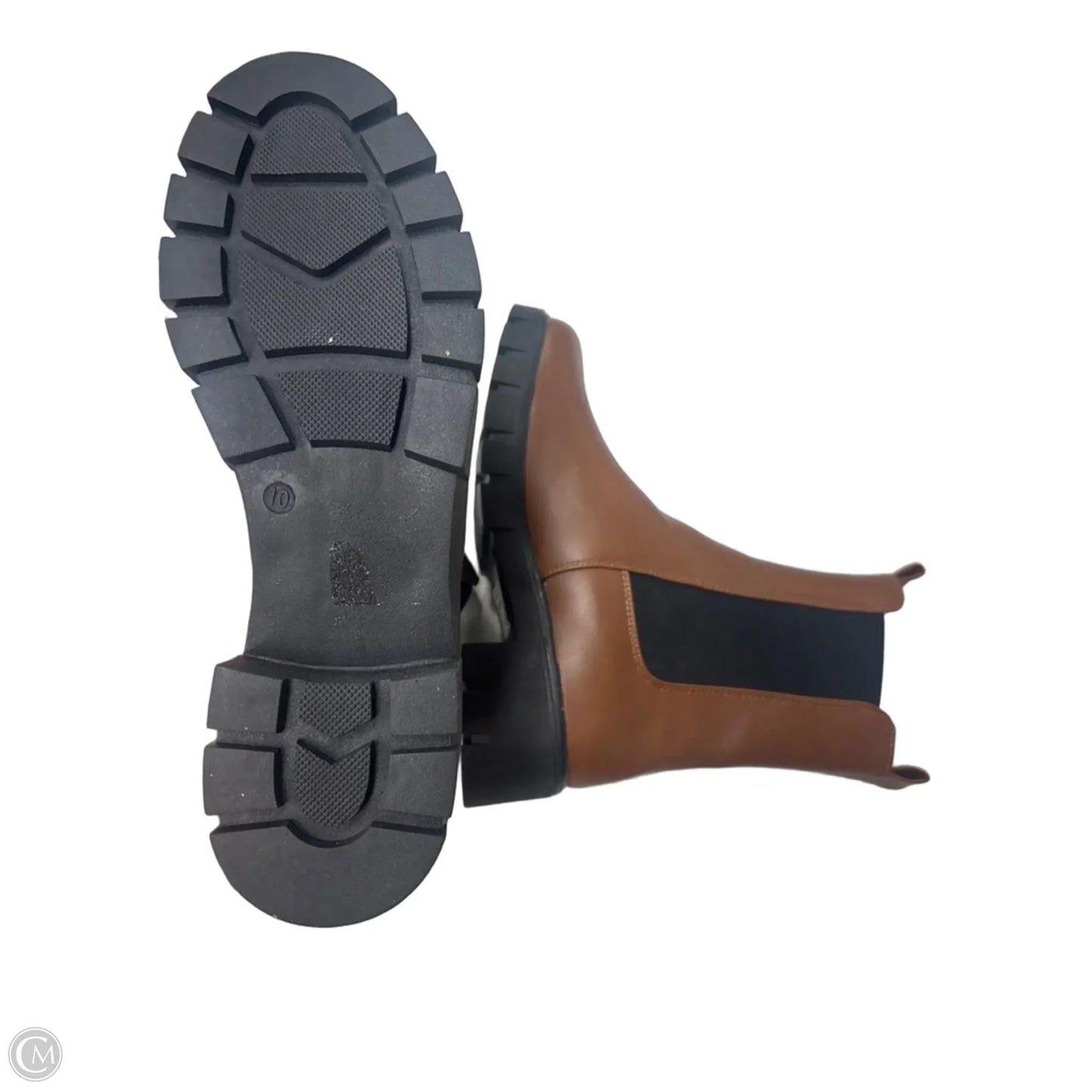 Boots Mid-calf Flats By Qupid In Brown, Size: 10