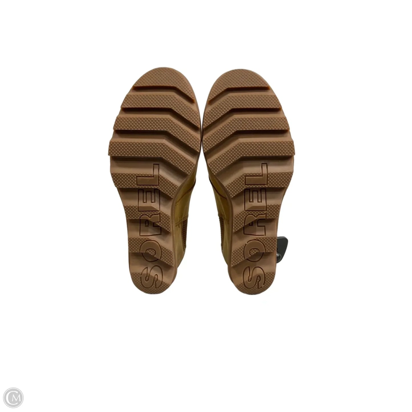 Boots Ankle Heels By Sorel In Brown, Size: 9.5