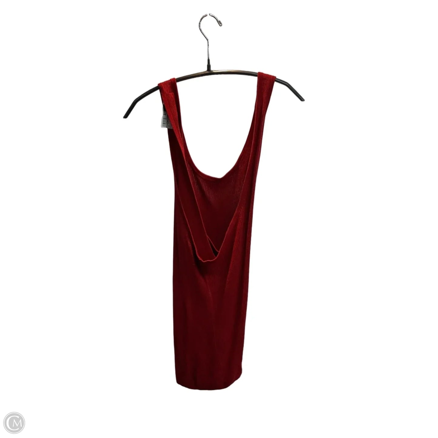 Top Sleeveless By Banana Republic In Red, Size: M