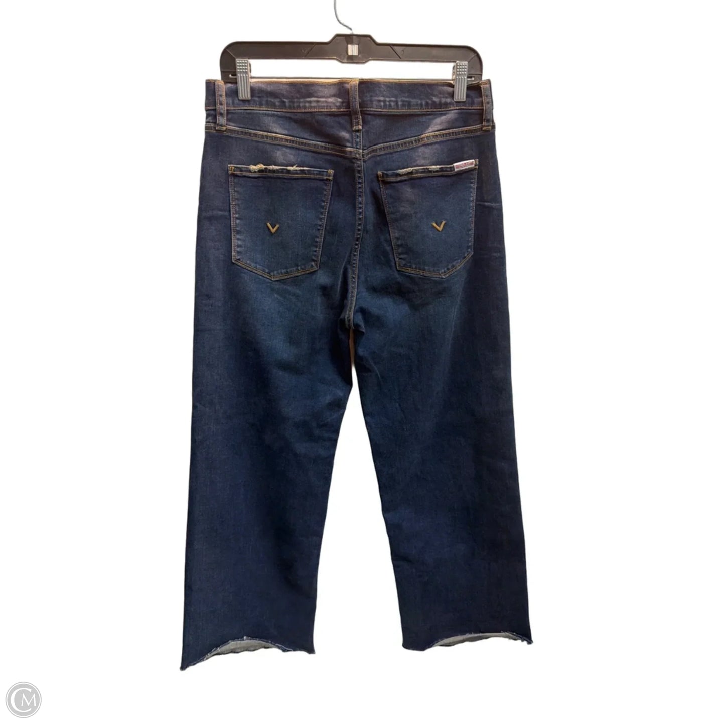 Jeans Wide Leg By Hudson In Blue Denim, Size: 12