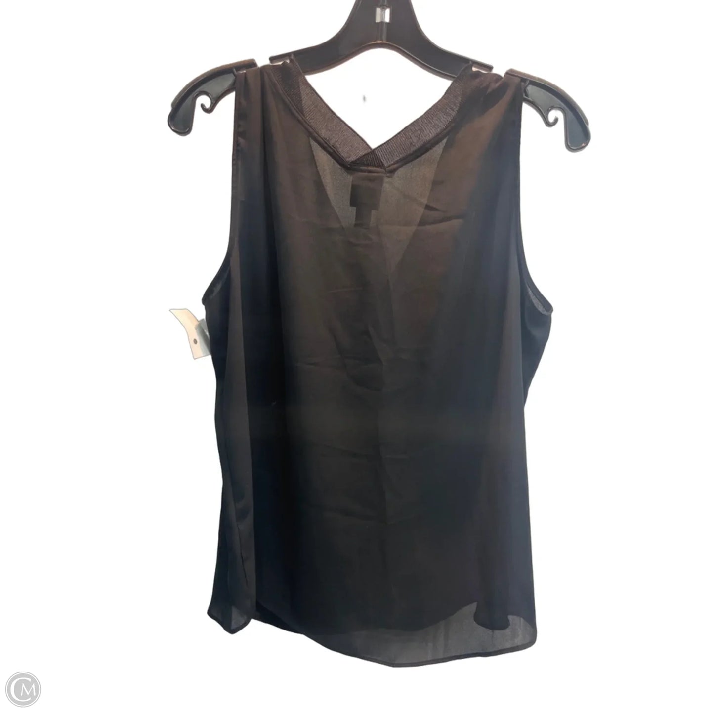 Top Sleeveless By Worthington In Black, Size: M
