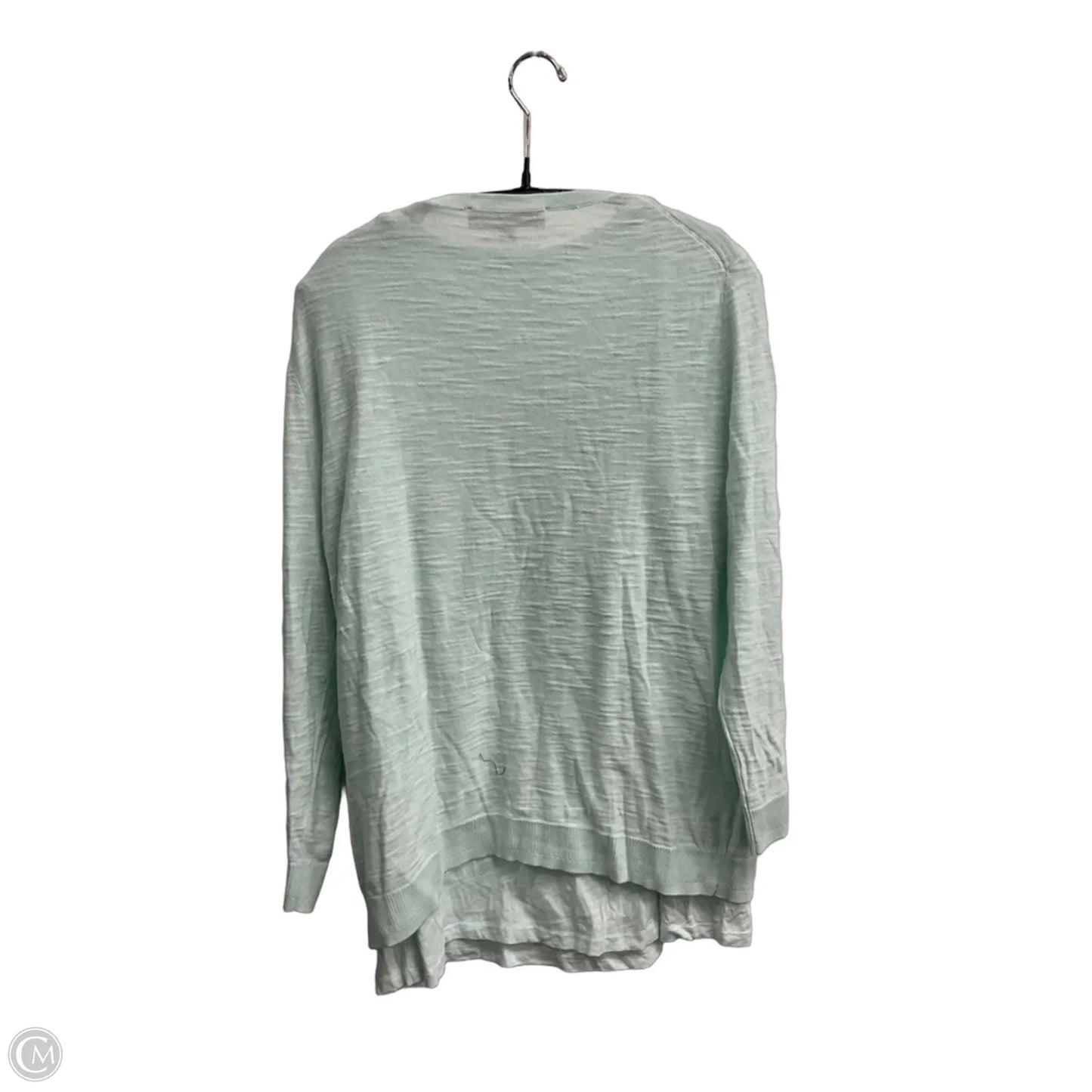 Top 2pc Long Sleeve By Loft In Aqua, Size: Xl