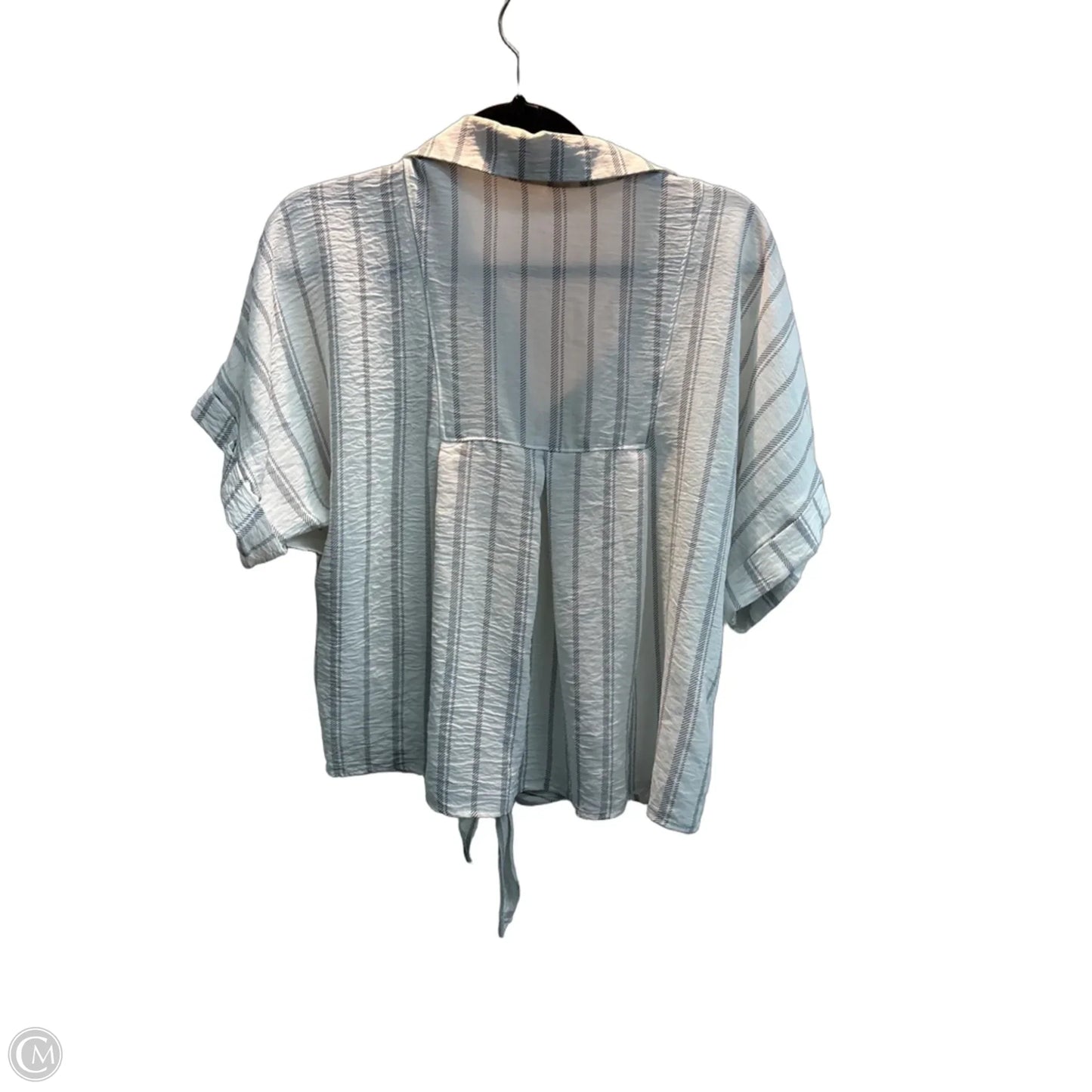 Top Short Sleeve By Clothes Mentor In Striped Pattern, Size: M
