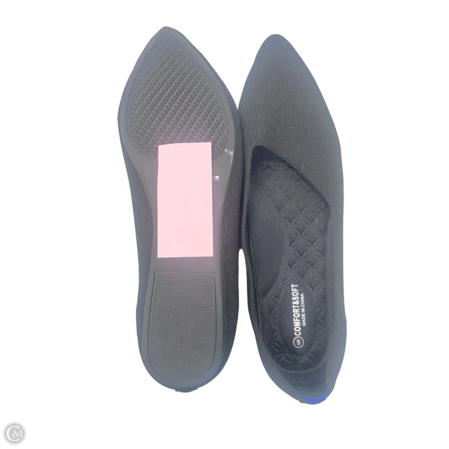 Shoes Flats By Clothes Mentor In Black, Size: 9