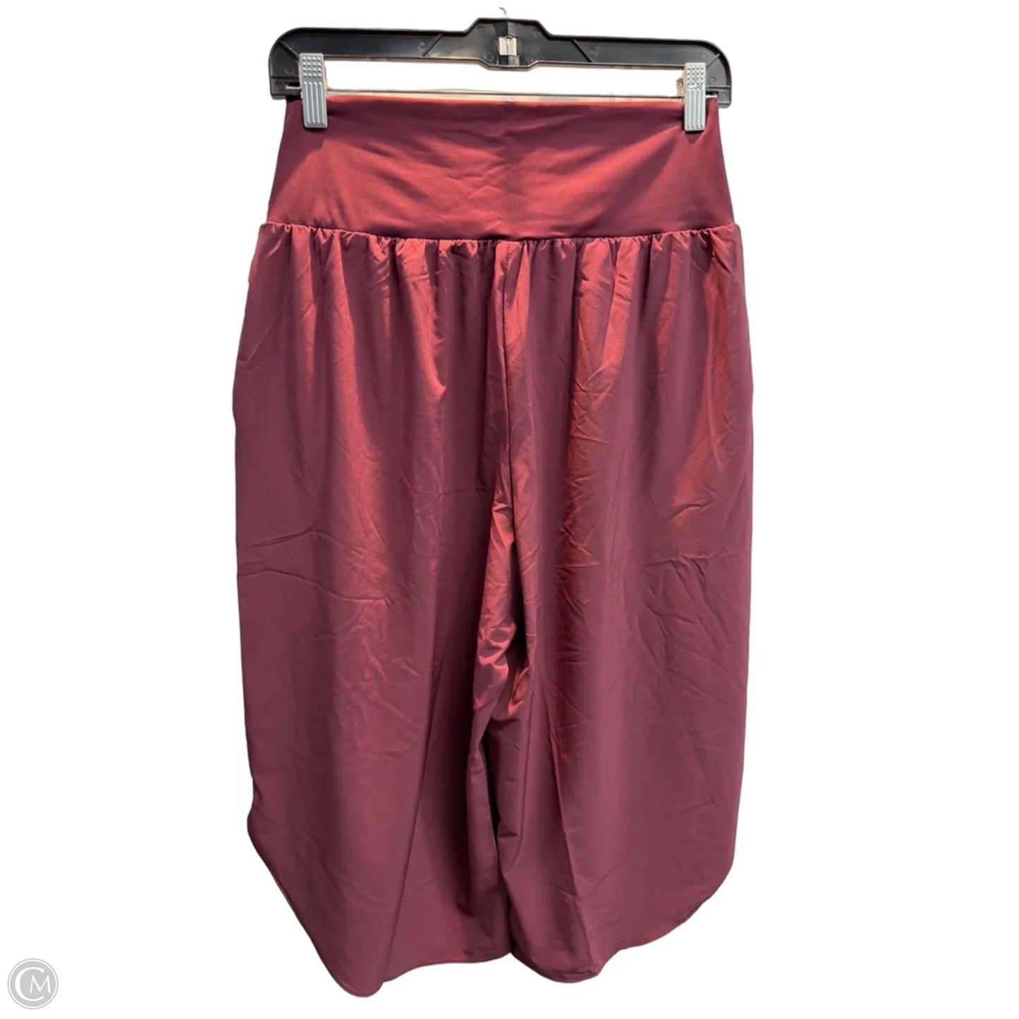 Athletic Capris By Halara In Maroon, Size: M