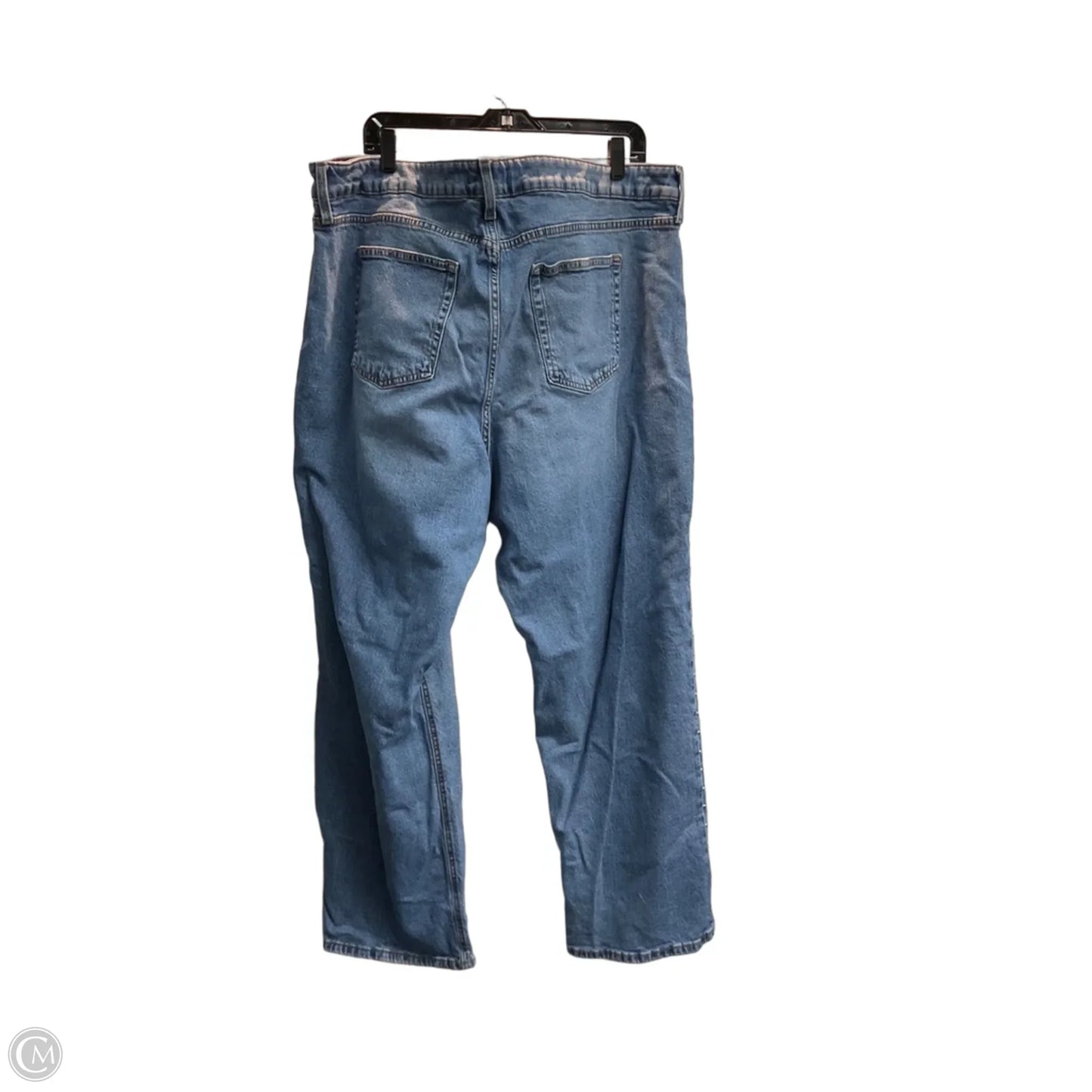 Jeans Straight By Edgely In Blue Denim, Size: 24