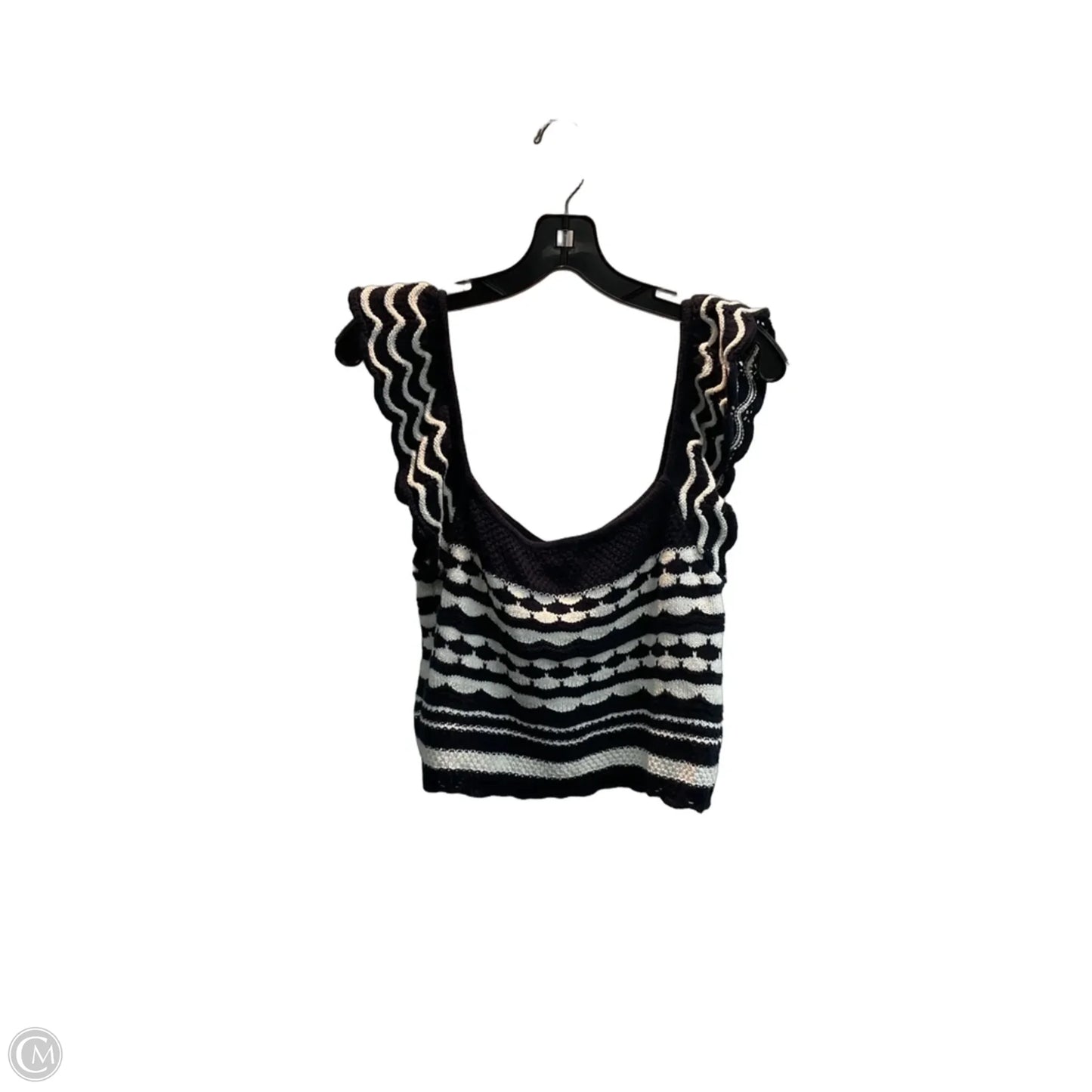 Top Sleeveless By Banana Republic In Navy, Size: S