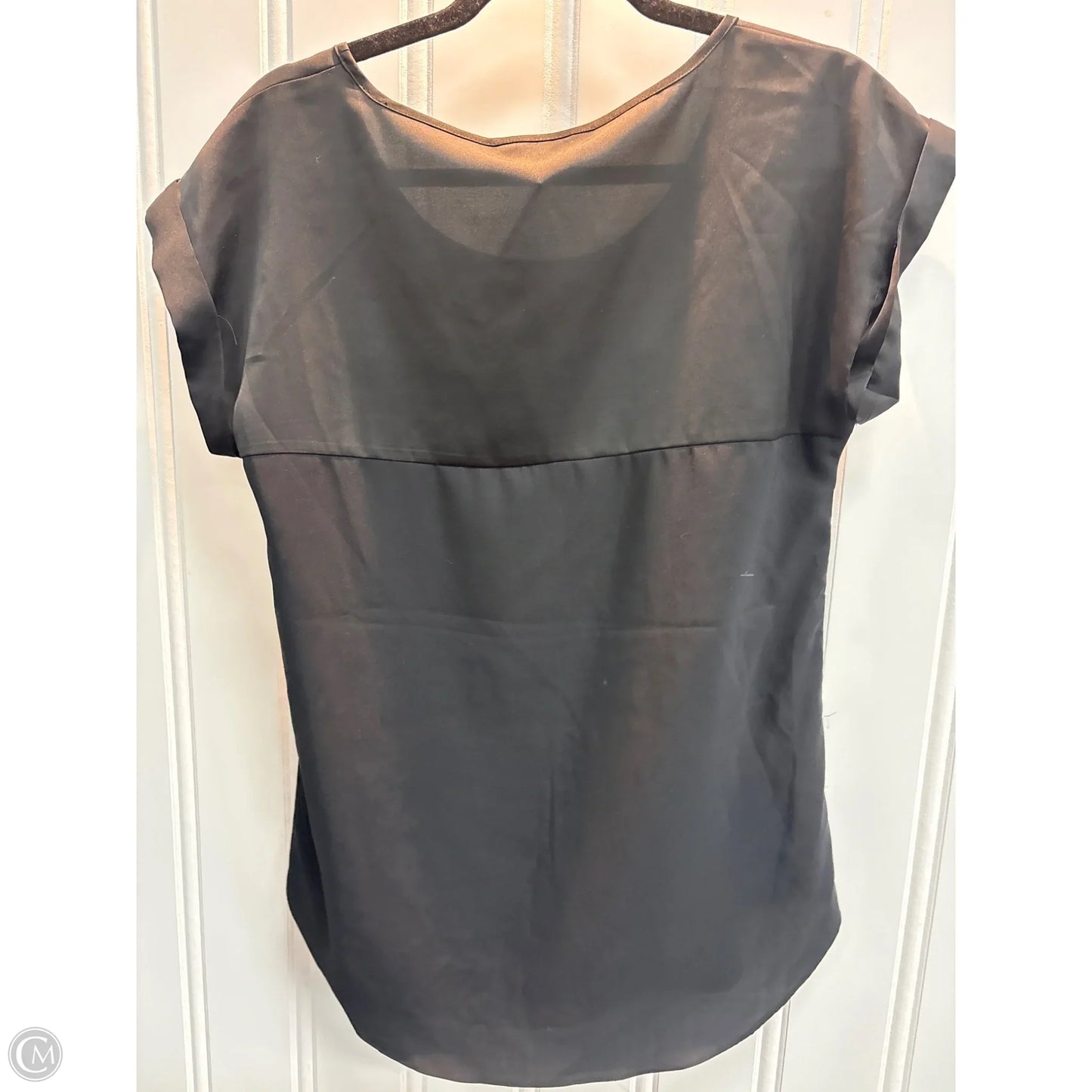 Top Short Sleeve By Express In Black, Size: S