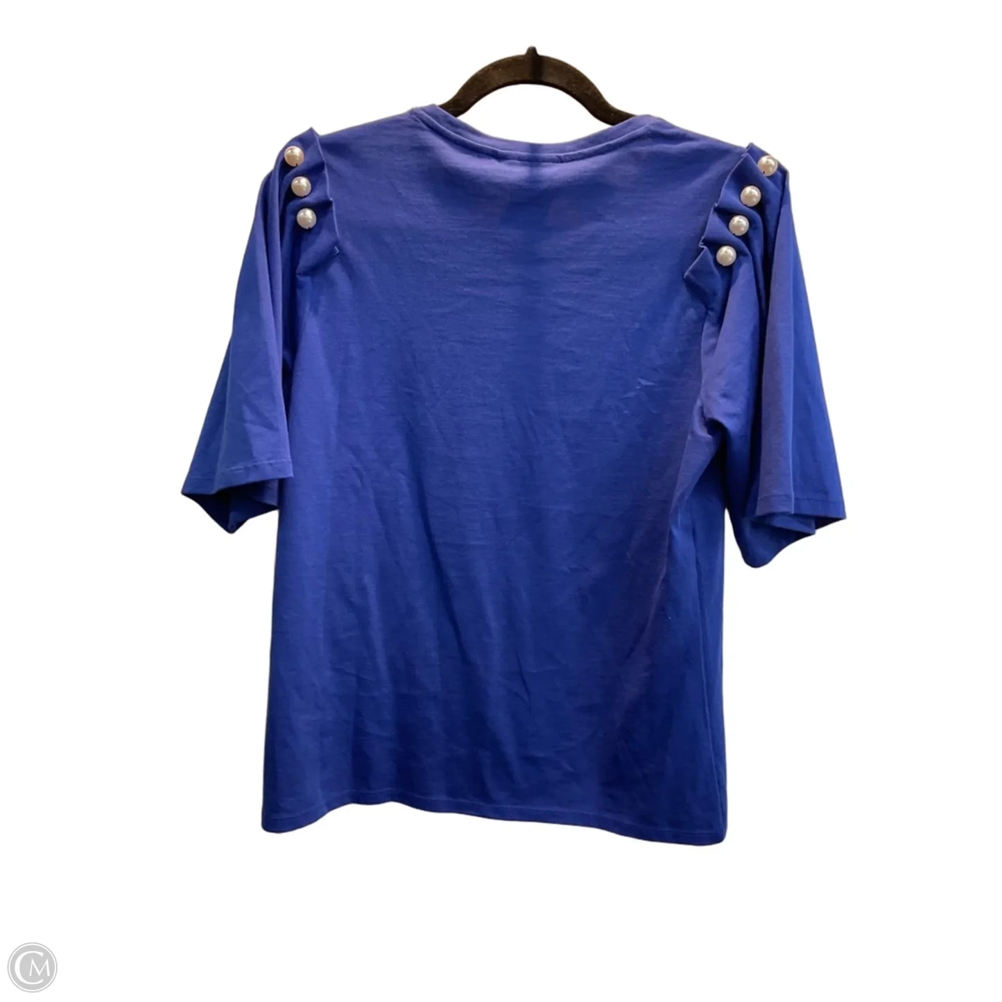 Top Short Sleeve By Chicos In Blue, Size: S