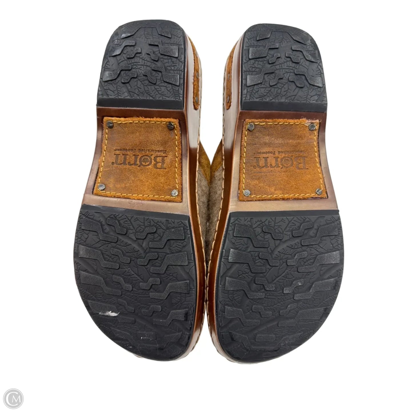 Shoes Heels Platform By Born In Brown, Size: 7