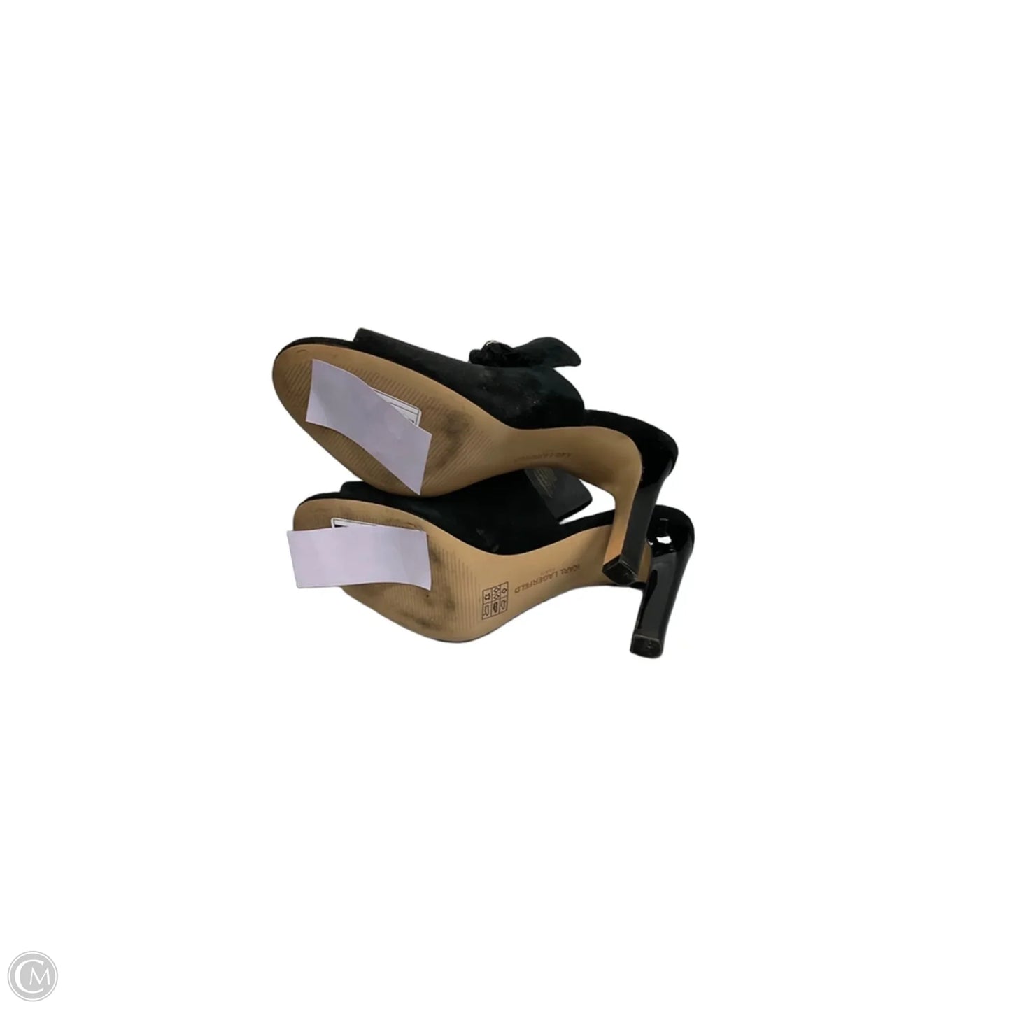 Shoes Designer By Karl Lagerfeld In Black, Size: 8