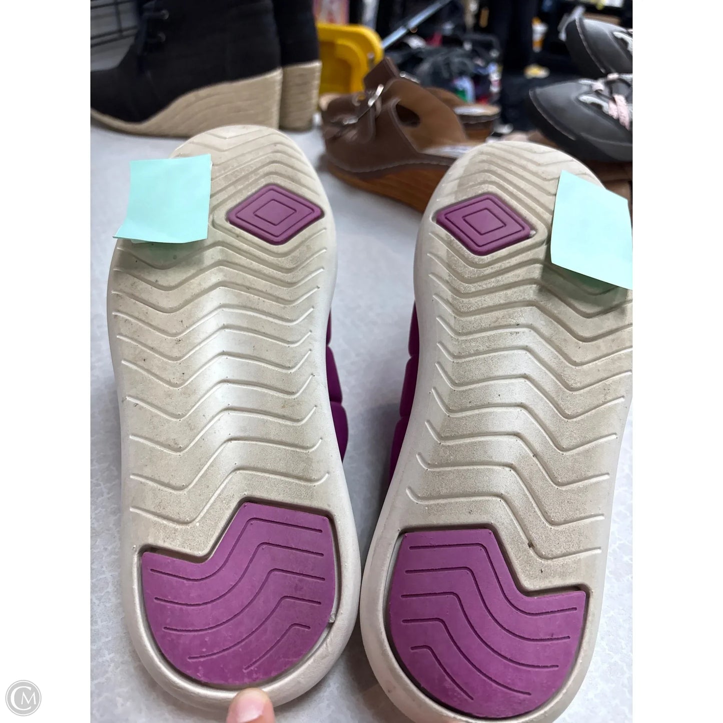 Shoes Flats By Toms In Purple, Size: 8.5