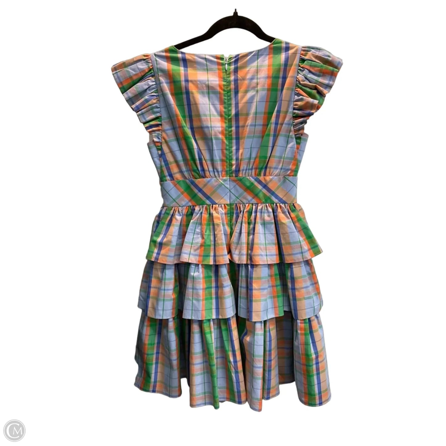 Dress Designer By Kate Spade In Checkered Pattern, Size: Xs