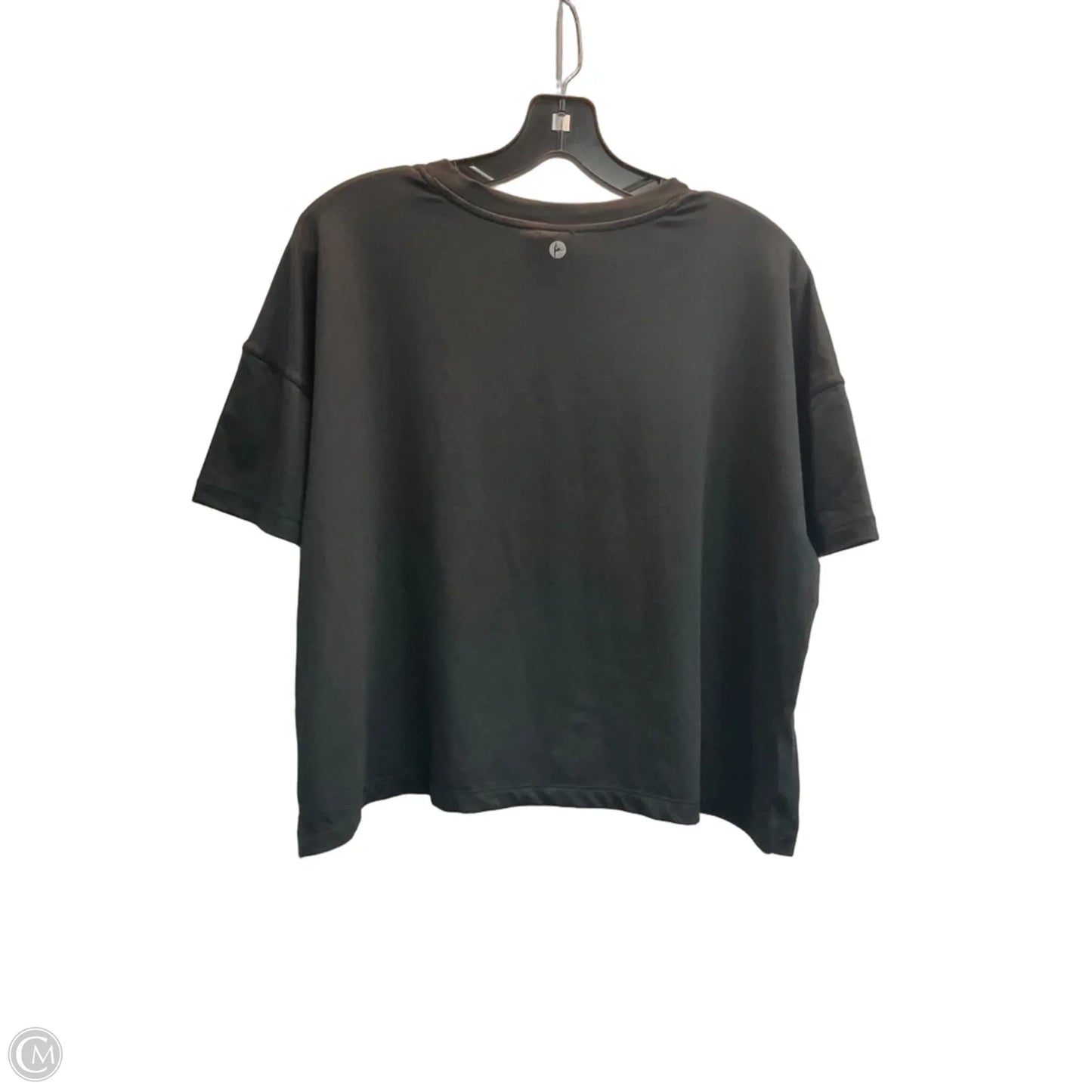 Athletic Top Short Sleeve By 90 Degrees By Reflex In Black, Size: S