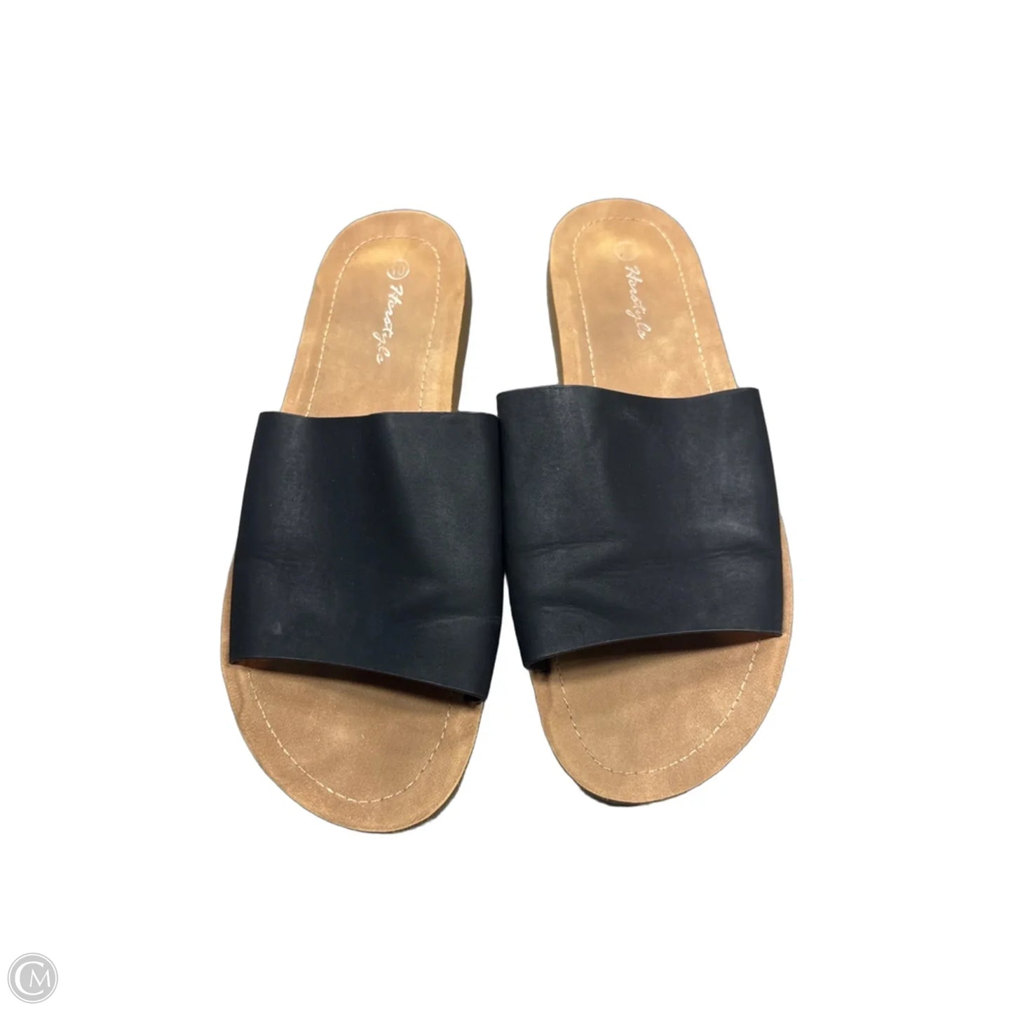 Sandals Flats By Herstyle In Black, Size: 10