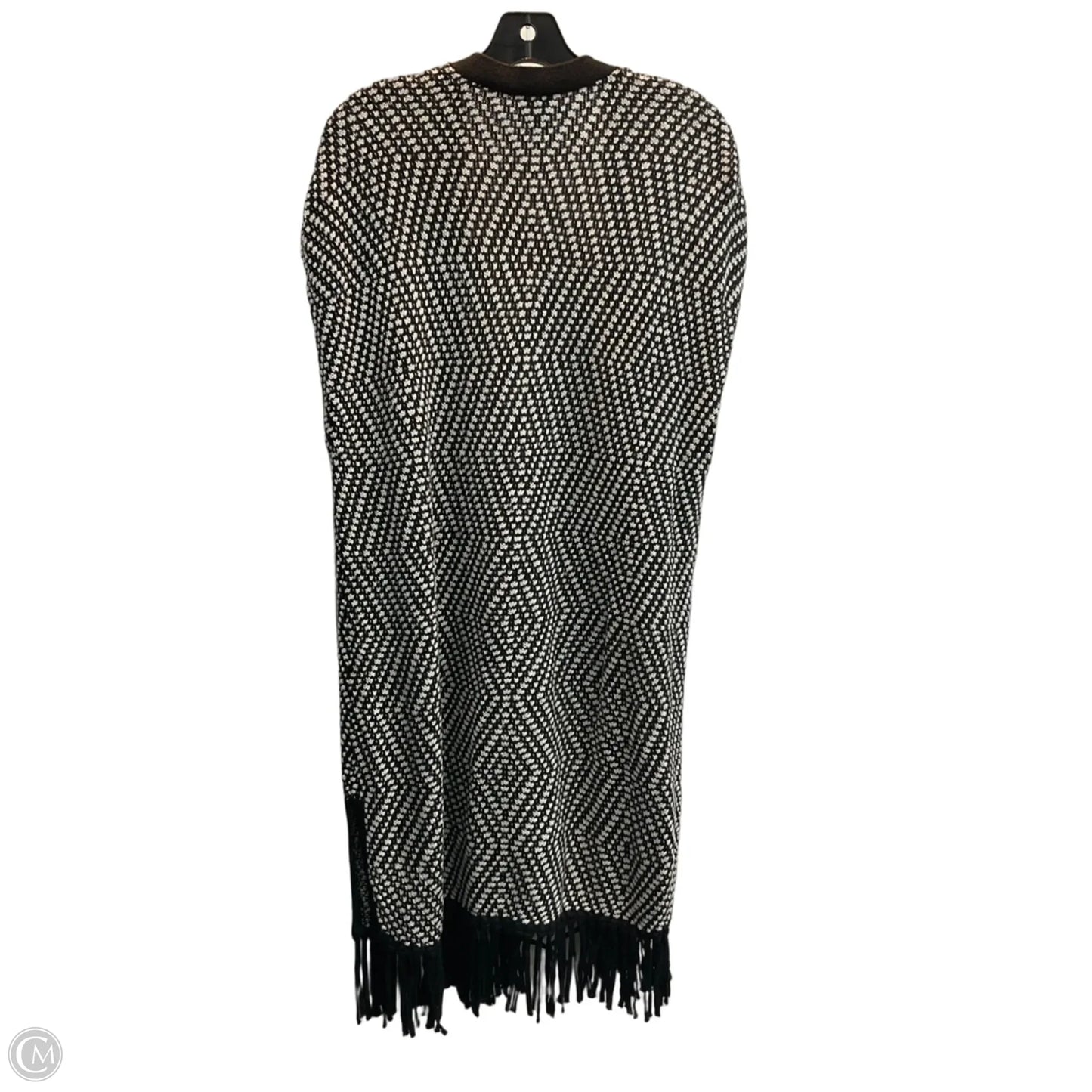 Shawl By Chicos In Black & White, Size: L