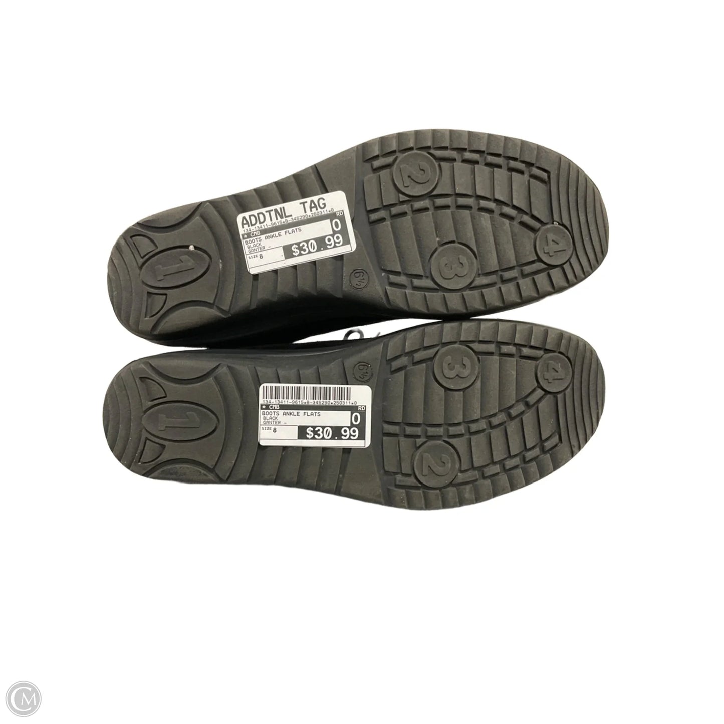 Boots Ankle Flats By Cmb In Black, Size: 8