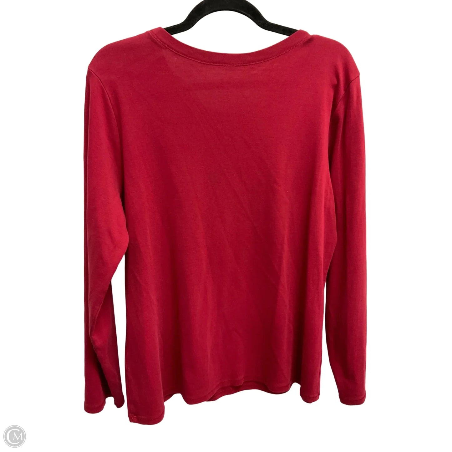 Top Long Sleeve Basic By J. Jill In Red, Size: Xlp