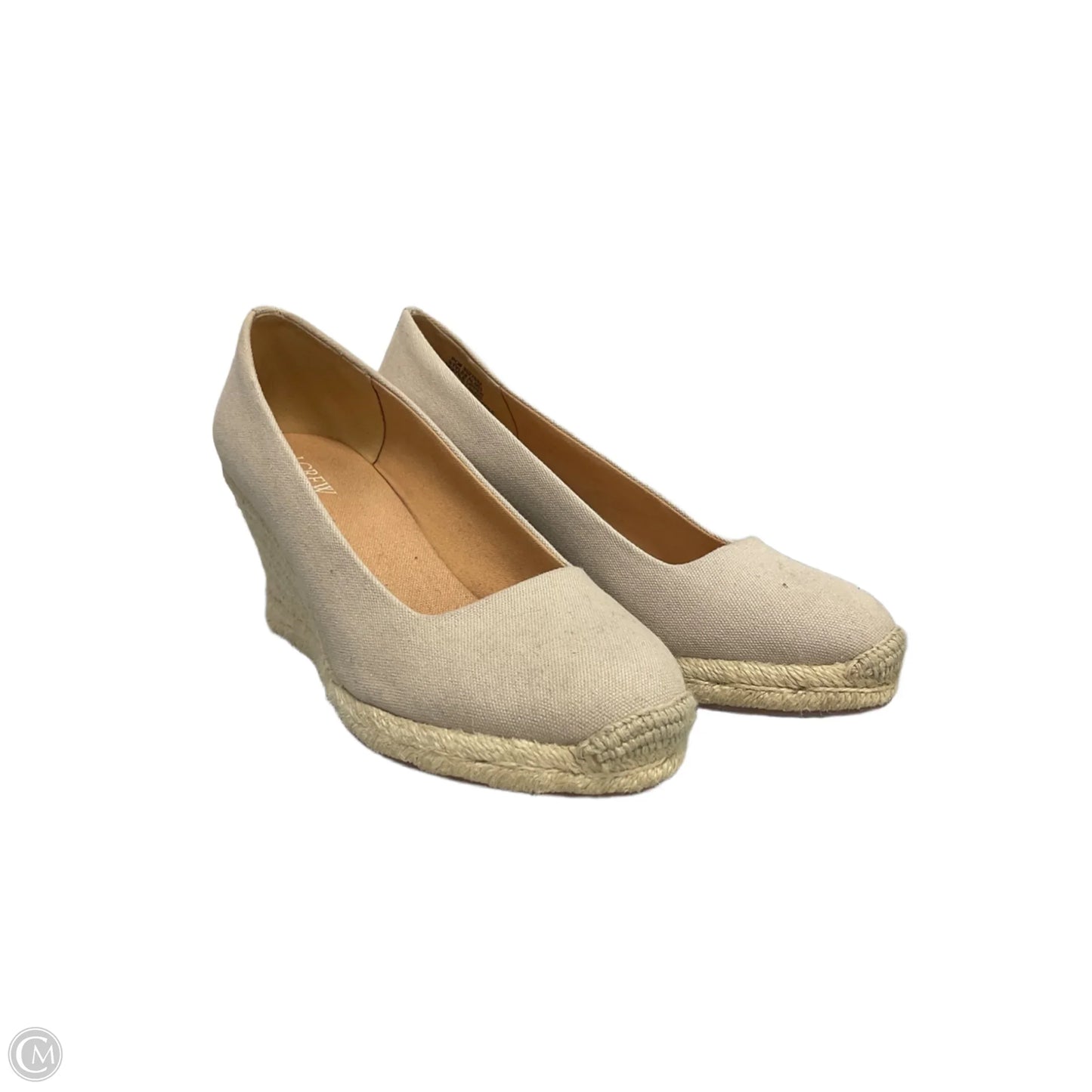 Shoes Heels Wedge By J. Crew In Taupe, Size: 8
