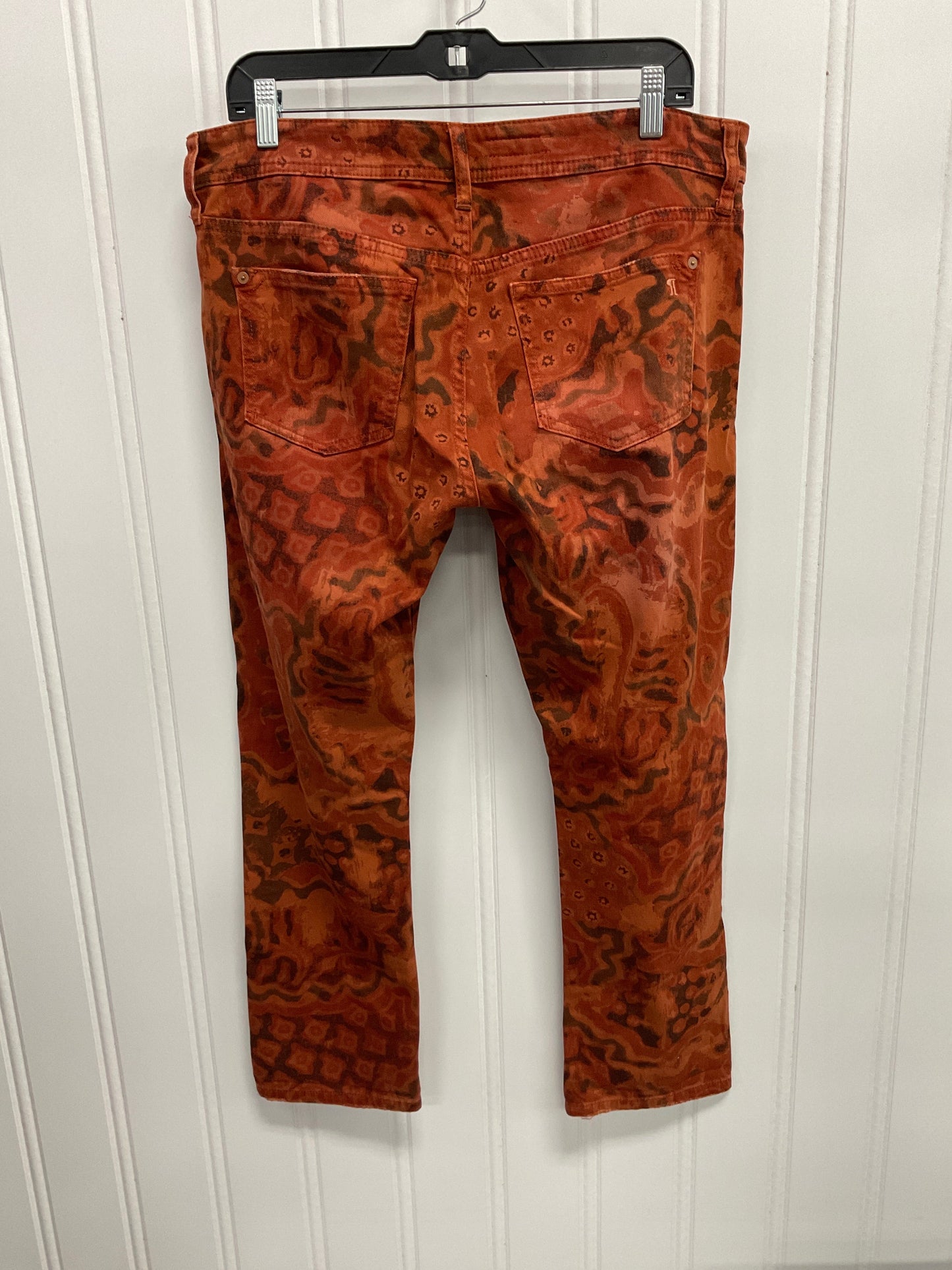 Jeans Straight By Pilcro In Orange, Size: 8p