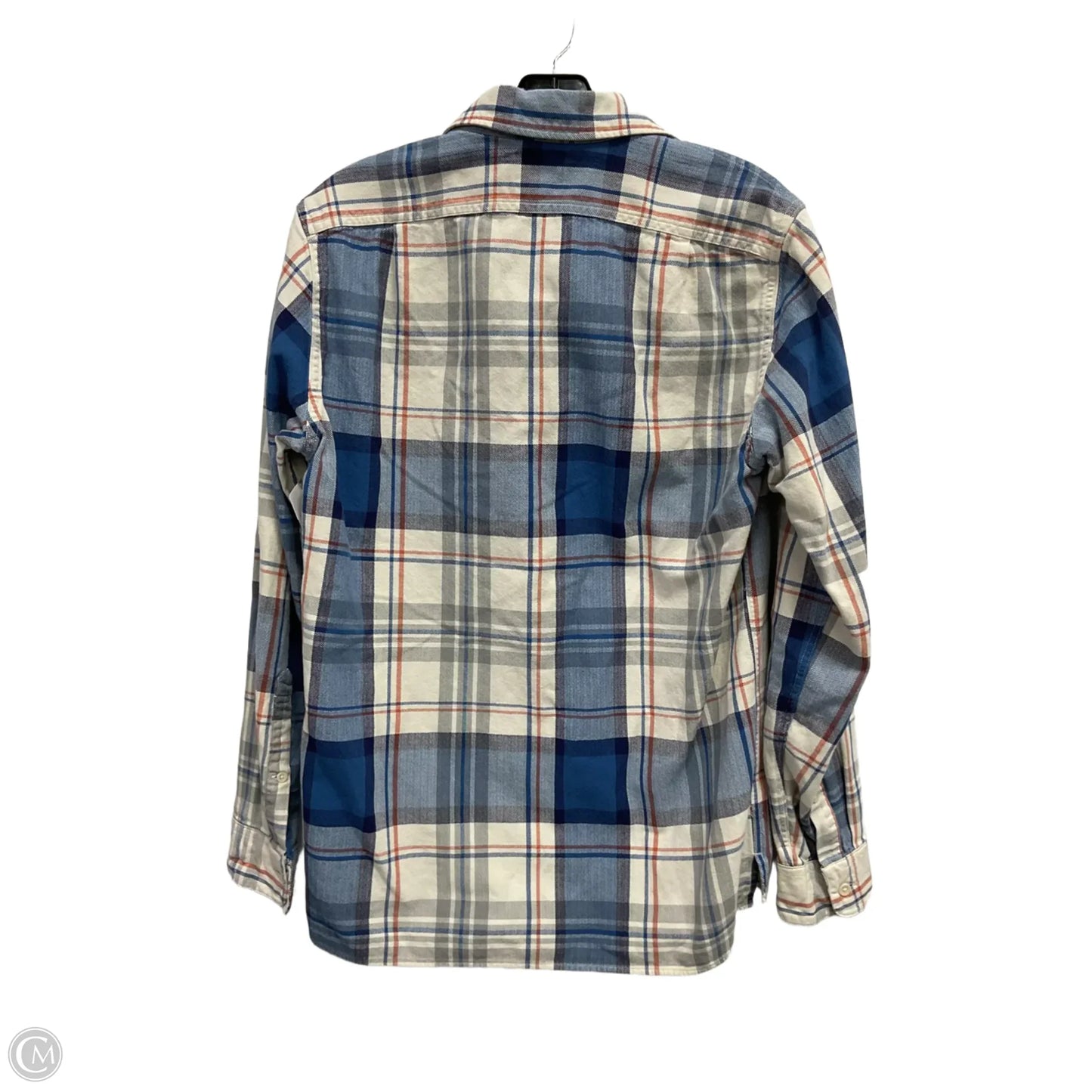 Top Long Sleeve By J. Crew In Plaid Pattern, Size: S