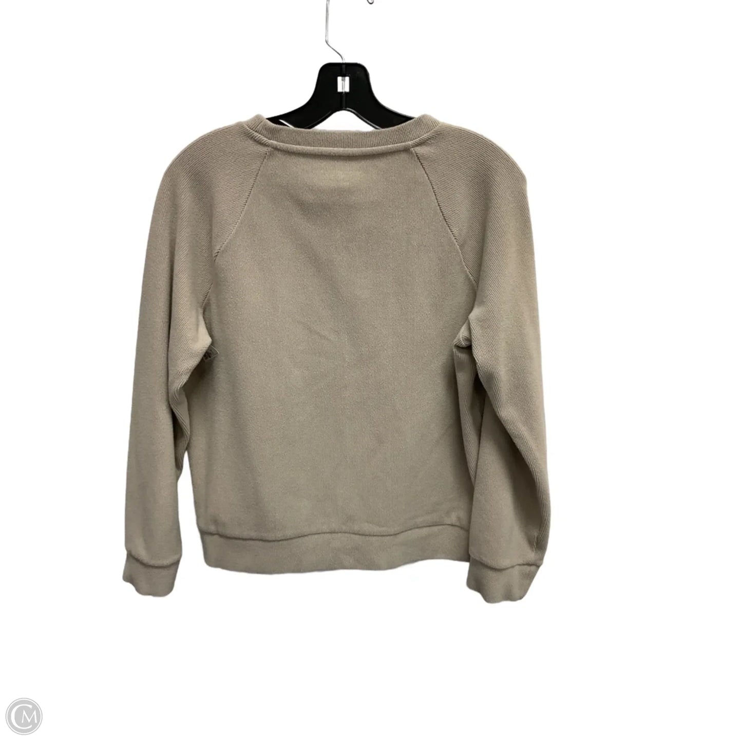 Sweatshirt Crewneck By Marc New York In Tan, Size: S