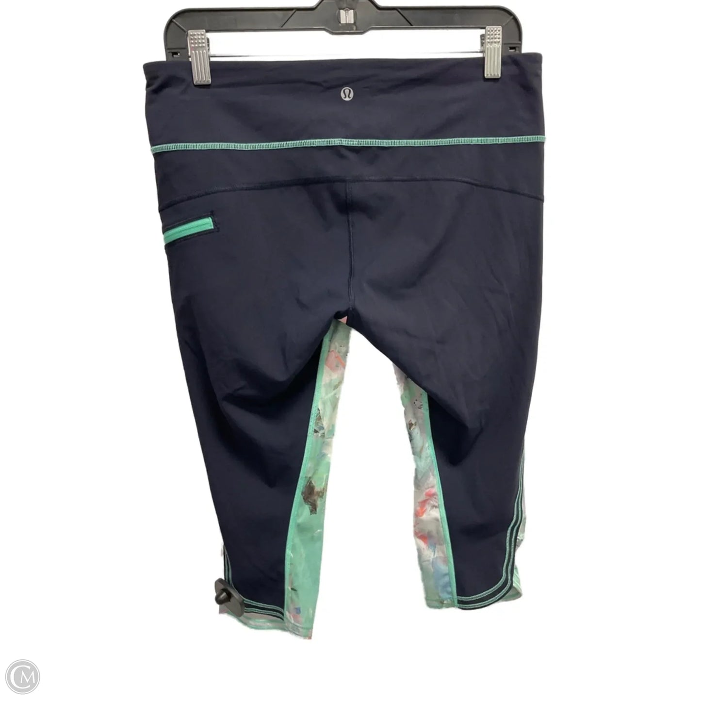 Athletic Leggings Capris By Lululemon In Multi-colored, Size: M