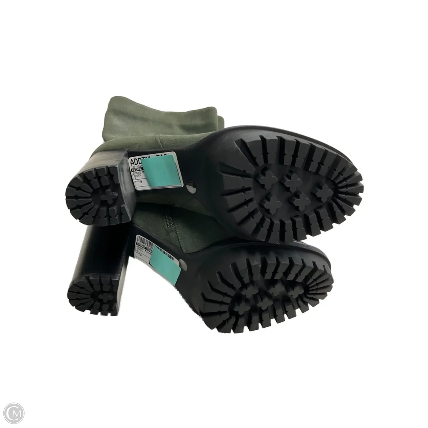 Boots Mid-calf Heels By Vince Camuto In Green, Size: 8