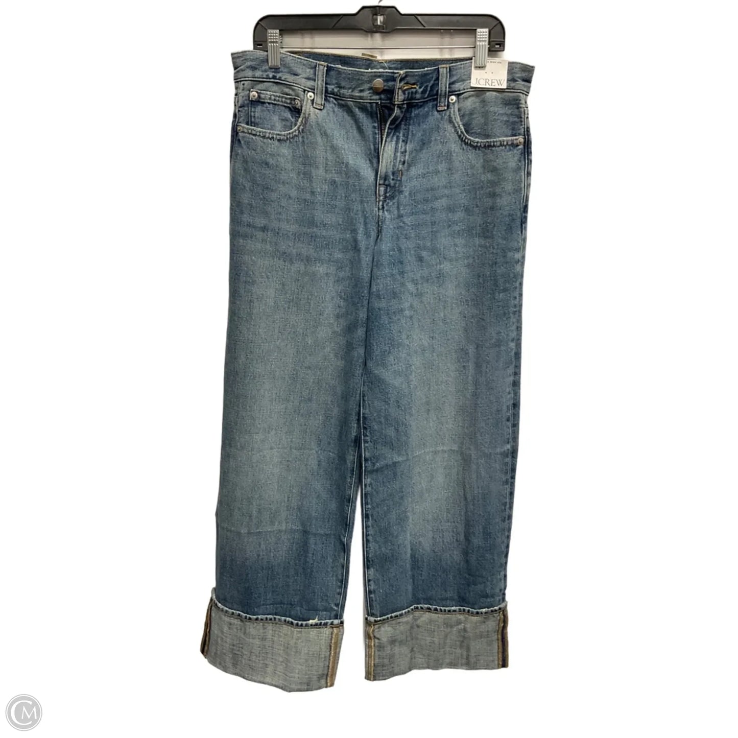 Jeans Wide Leg By J. Crew In Blue, Size: 4