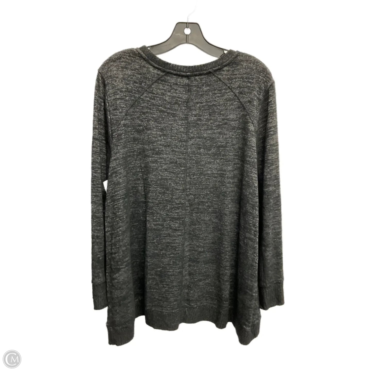 Top Long Sleeve By Zenergy By Chicos In Black, Size: Xl