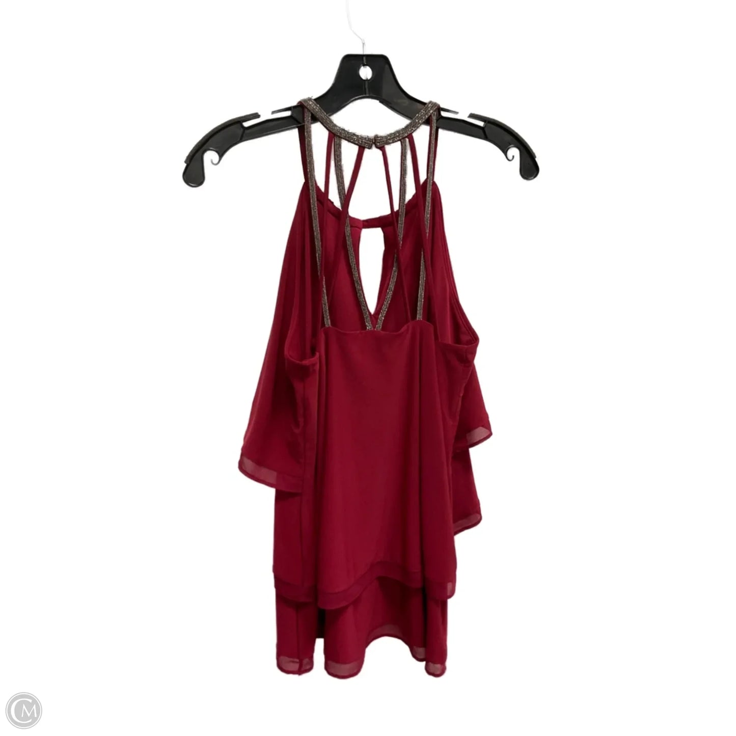 Top Sleeveless By White House Black Market In Red, Size: M