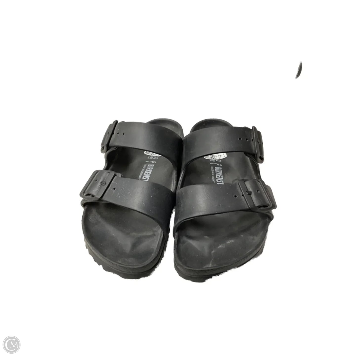 Sandals Flats By Birkenstock In Black, Size: 6