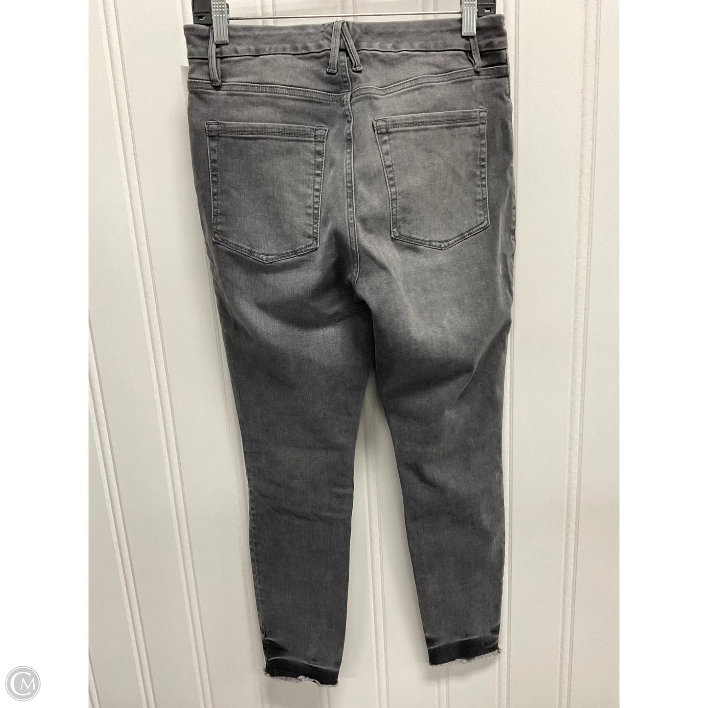Jeans Skinny By Good American In Grey, Size: 10