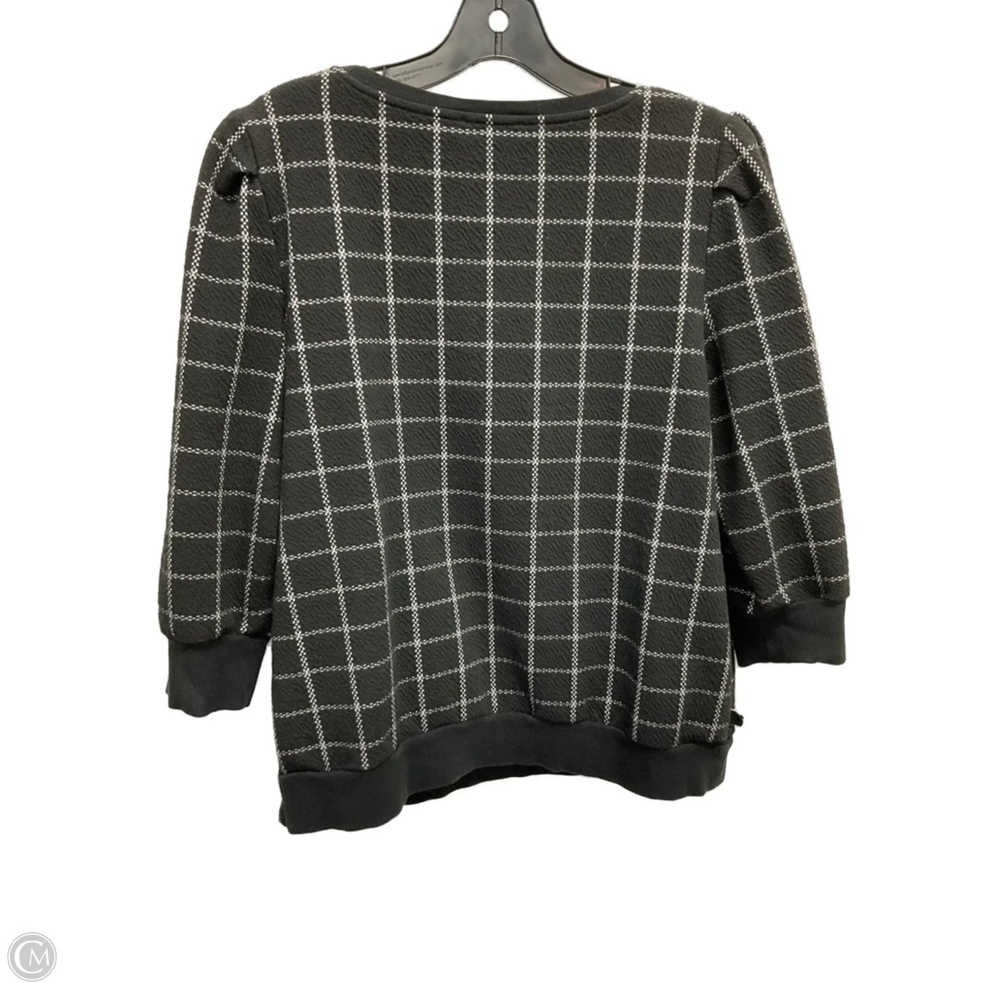 Blouse Designer By Karl Lagerfeld In Black, Size: M