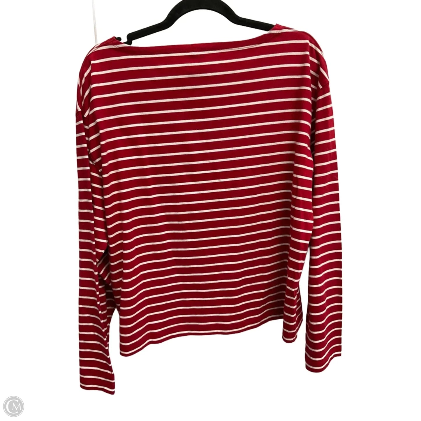 Top Long Sleeve By J. Crew In Striped Pattern, Size: Xl