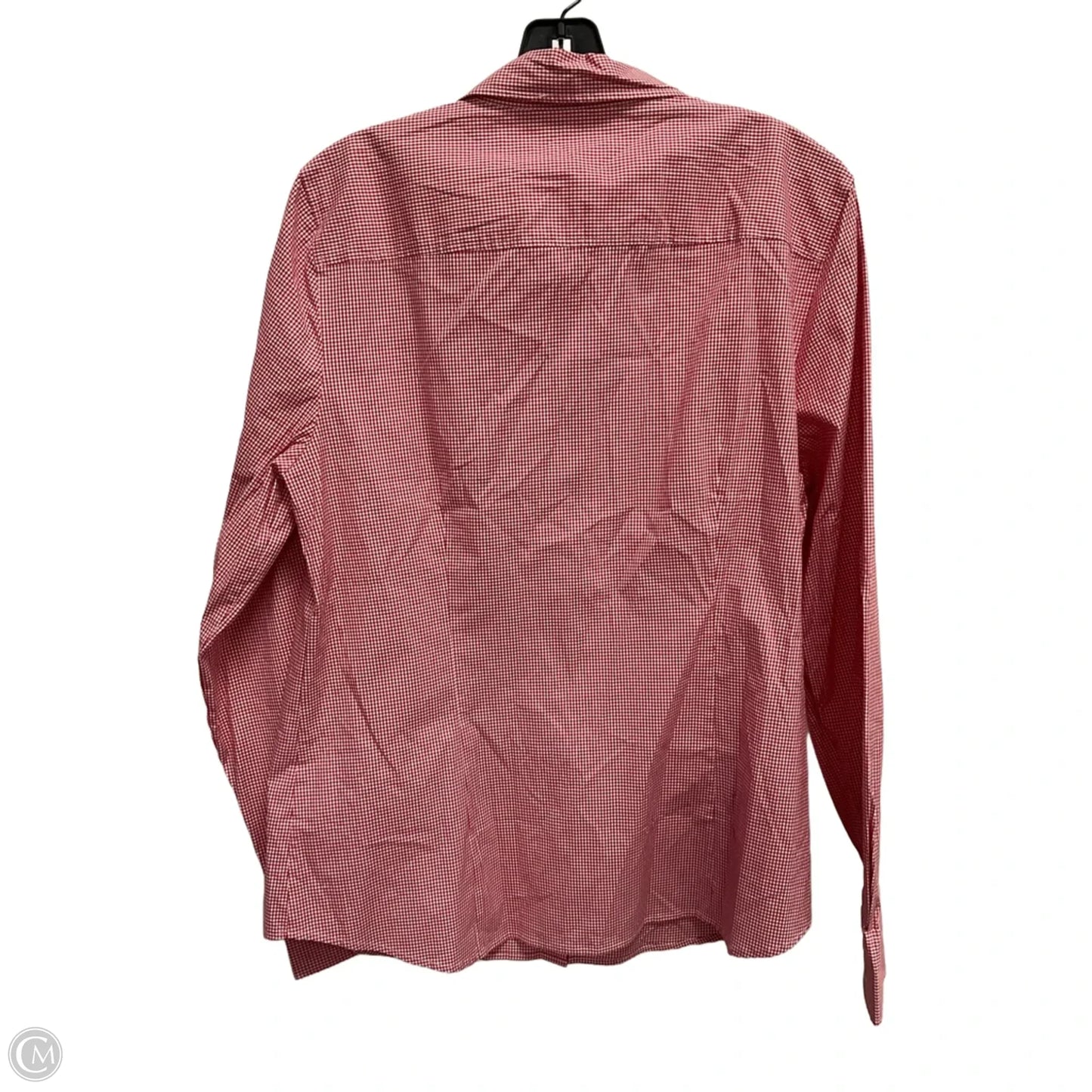 Blouse Long Sleeve By J. Crew In Red, Size: Xl