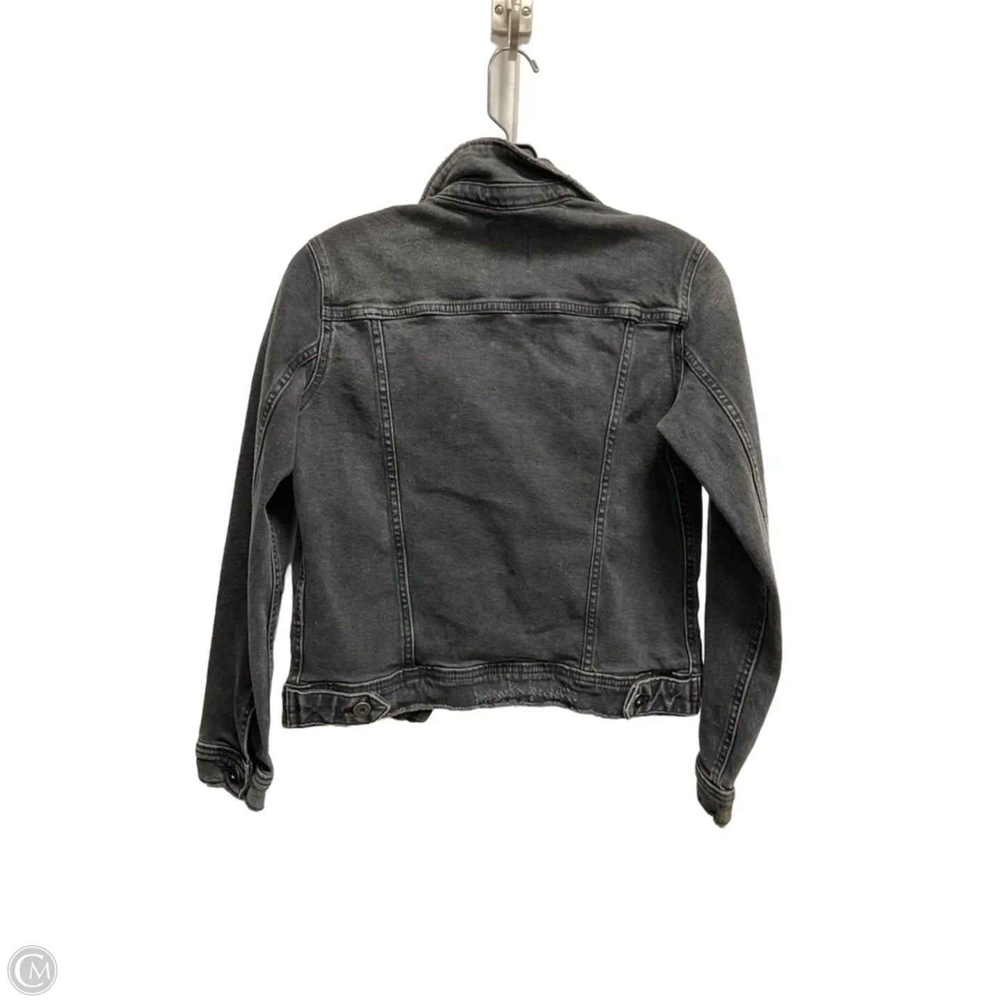 Jacket Denim By Zara In Black, Size: S