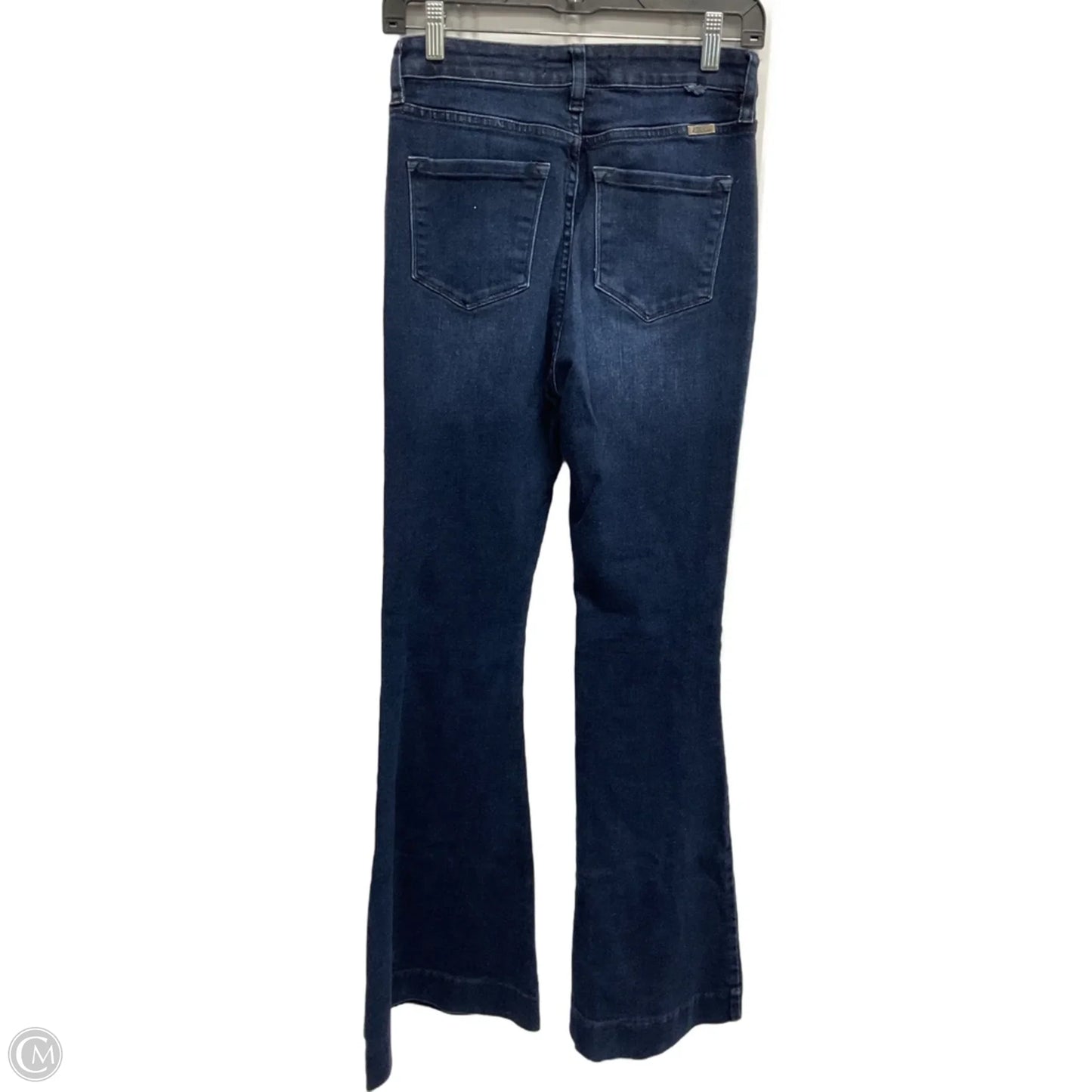 Jeans Flared By Kancan In Blue Denim, Size: 4